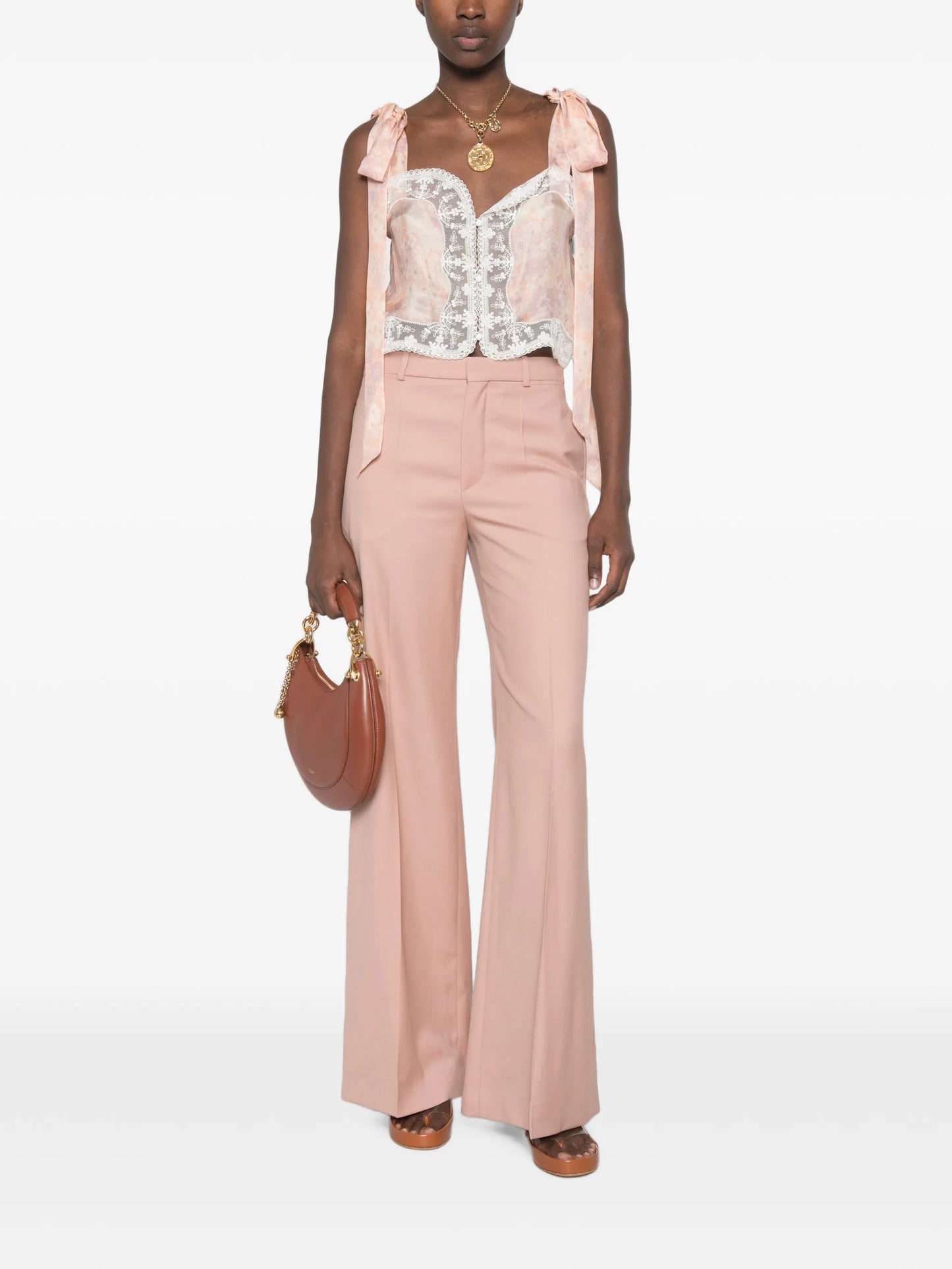 wool gabardine trousers