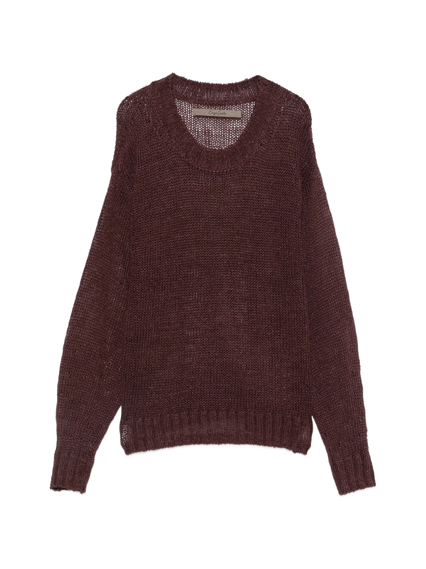 open-knit sweater