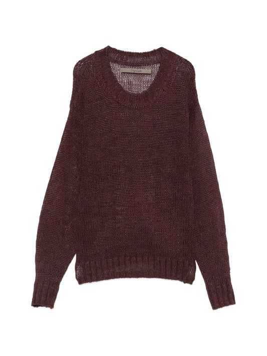 open-knit sweater