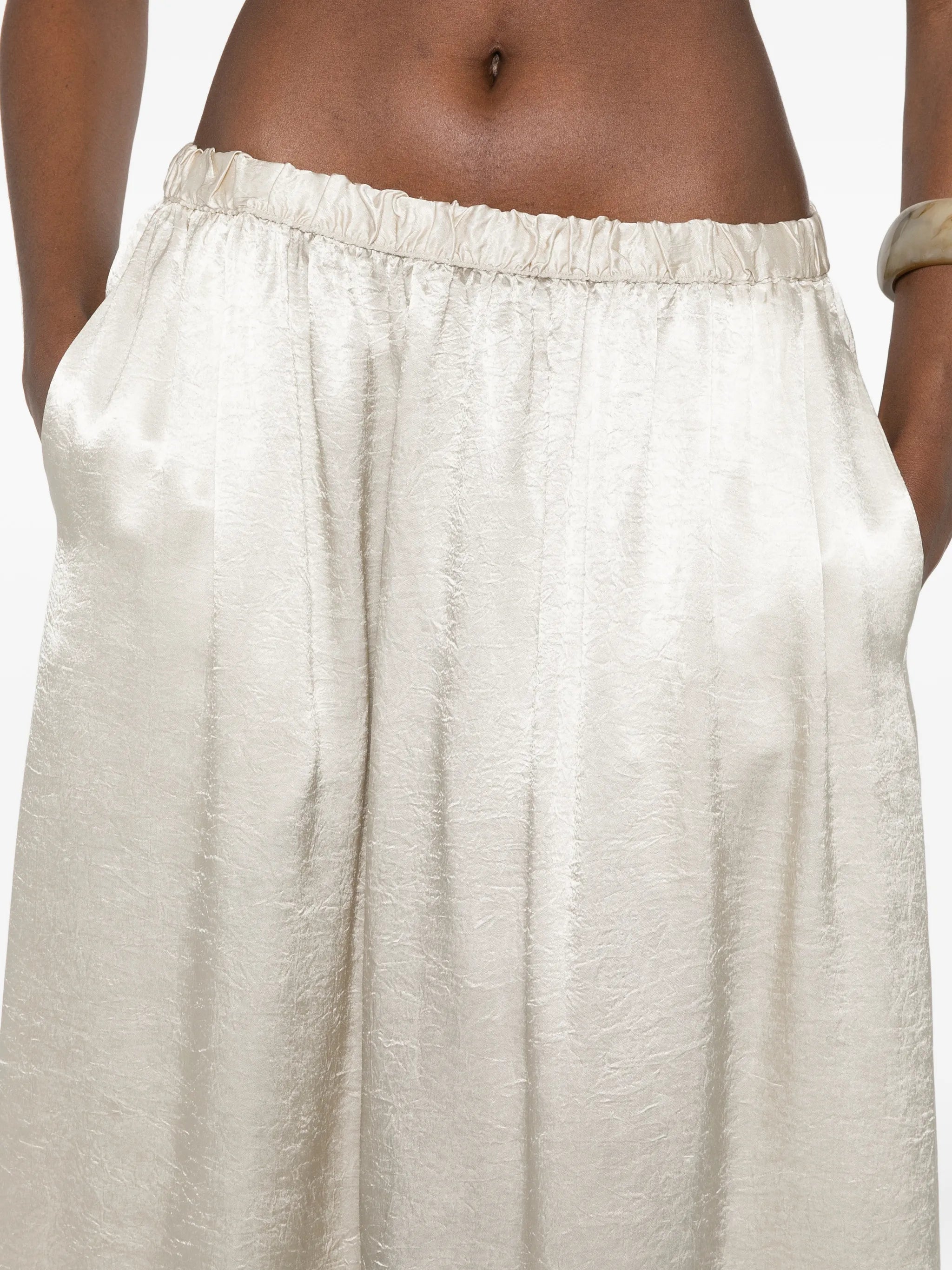 satin skirt