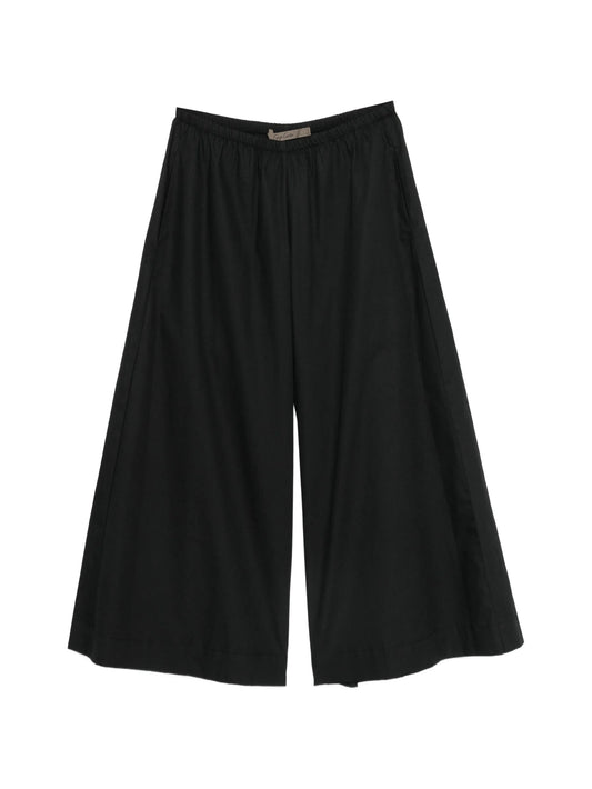 elasticated-waist palazzo pants
