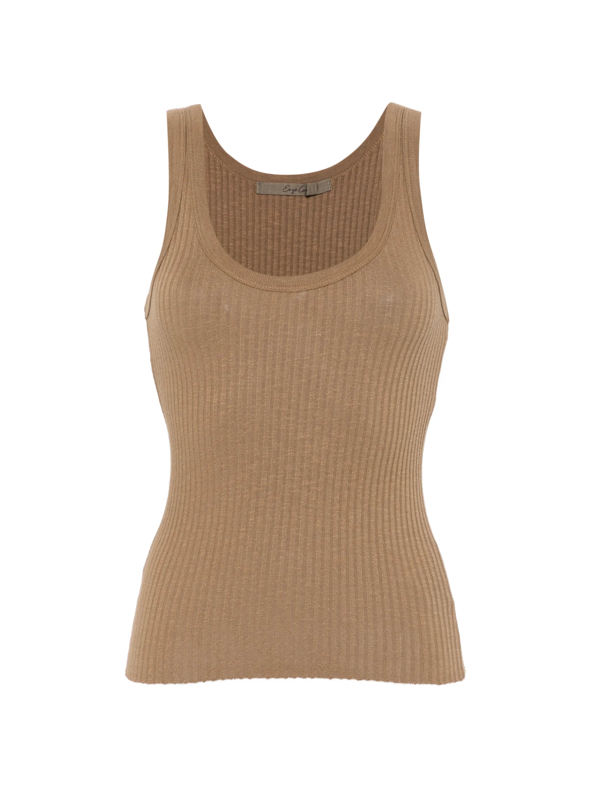 scoop-neck tank top