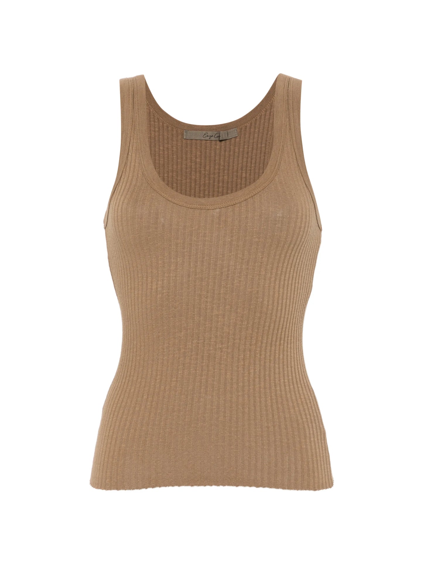 scoop-neck tank top