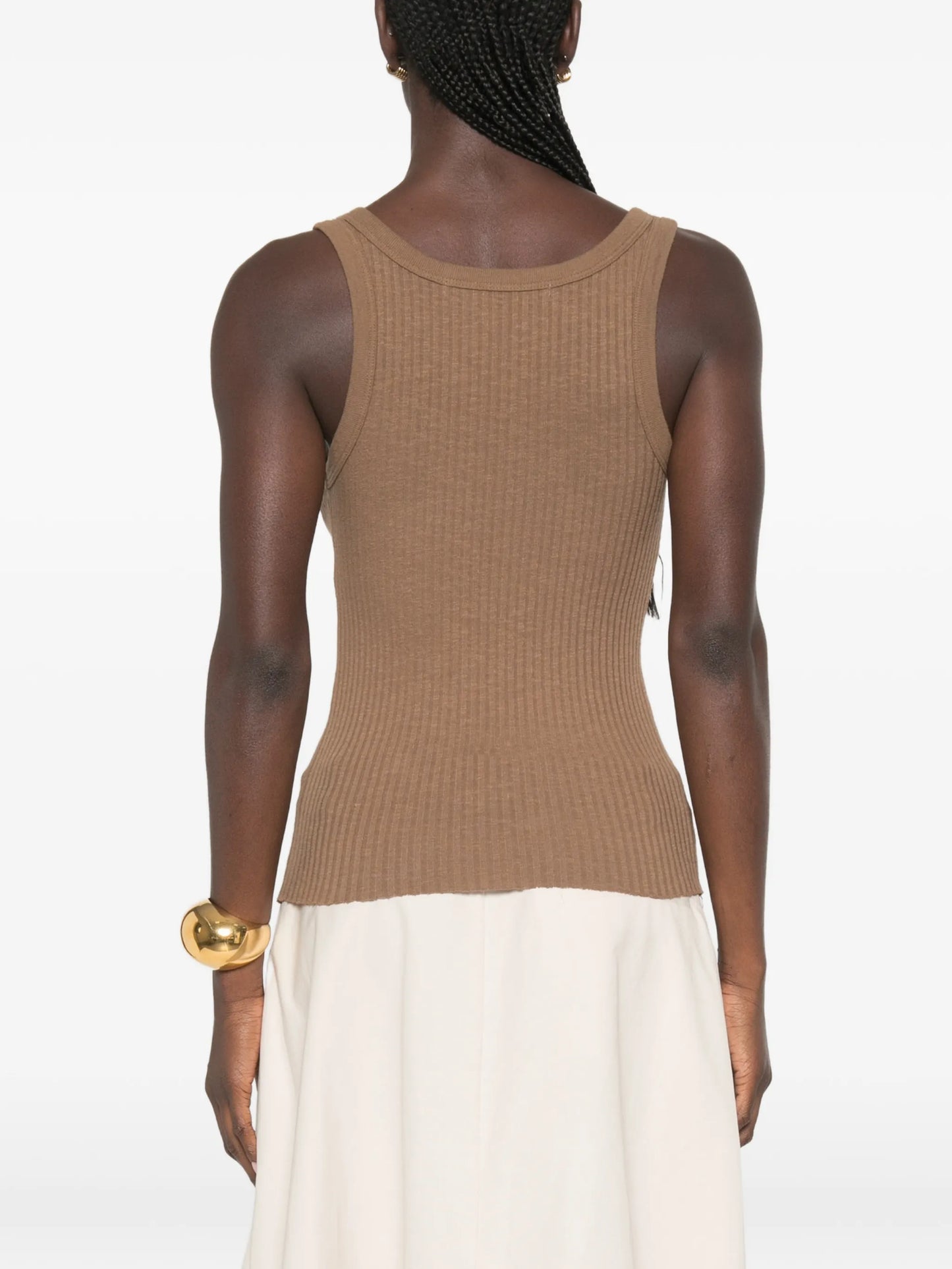 scoop-neck tank top