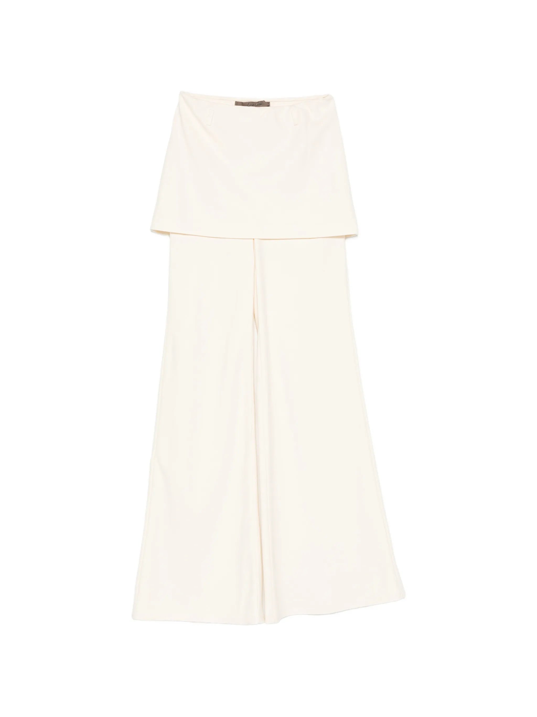 twill apron-style trousers