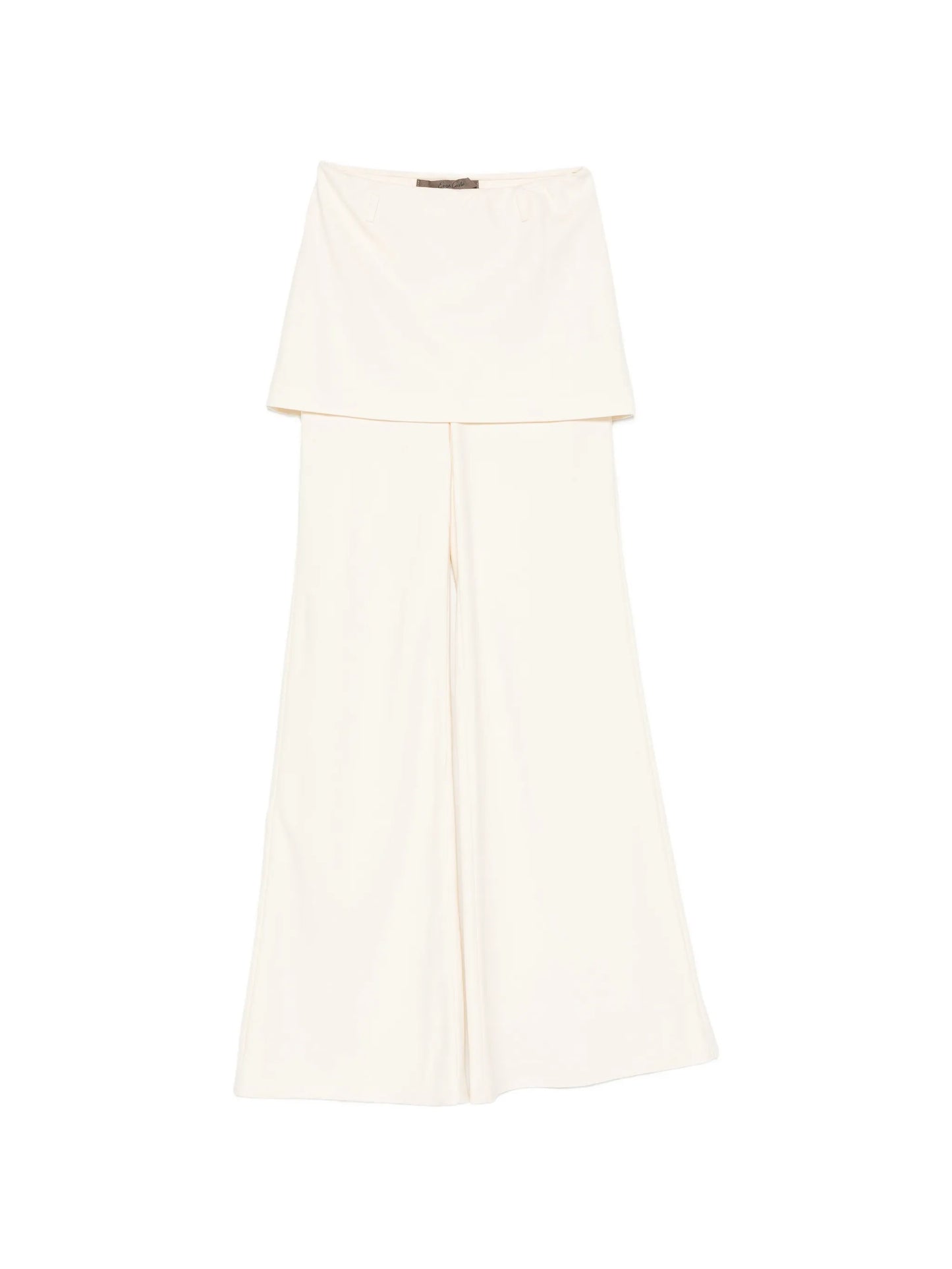 twill apron-style trousers