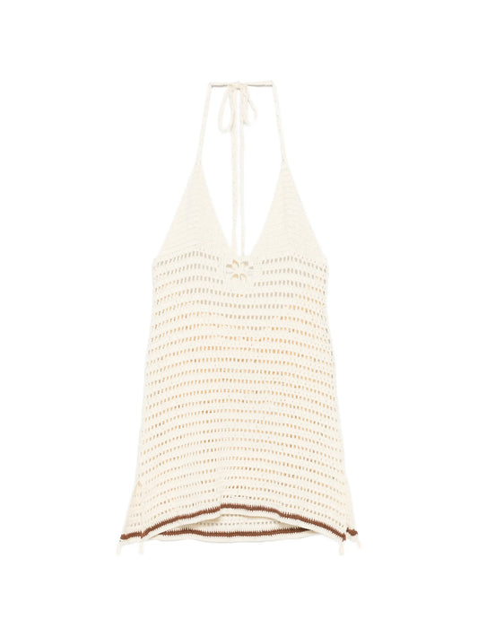 crochet mini dress