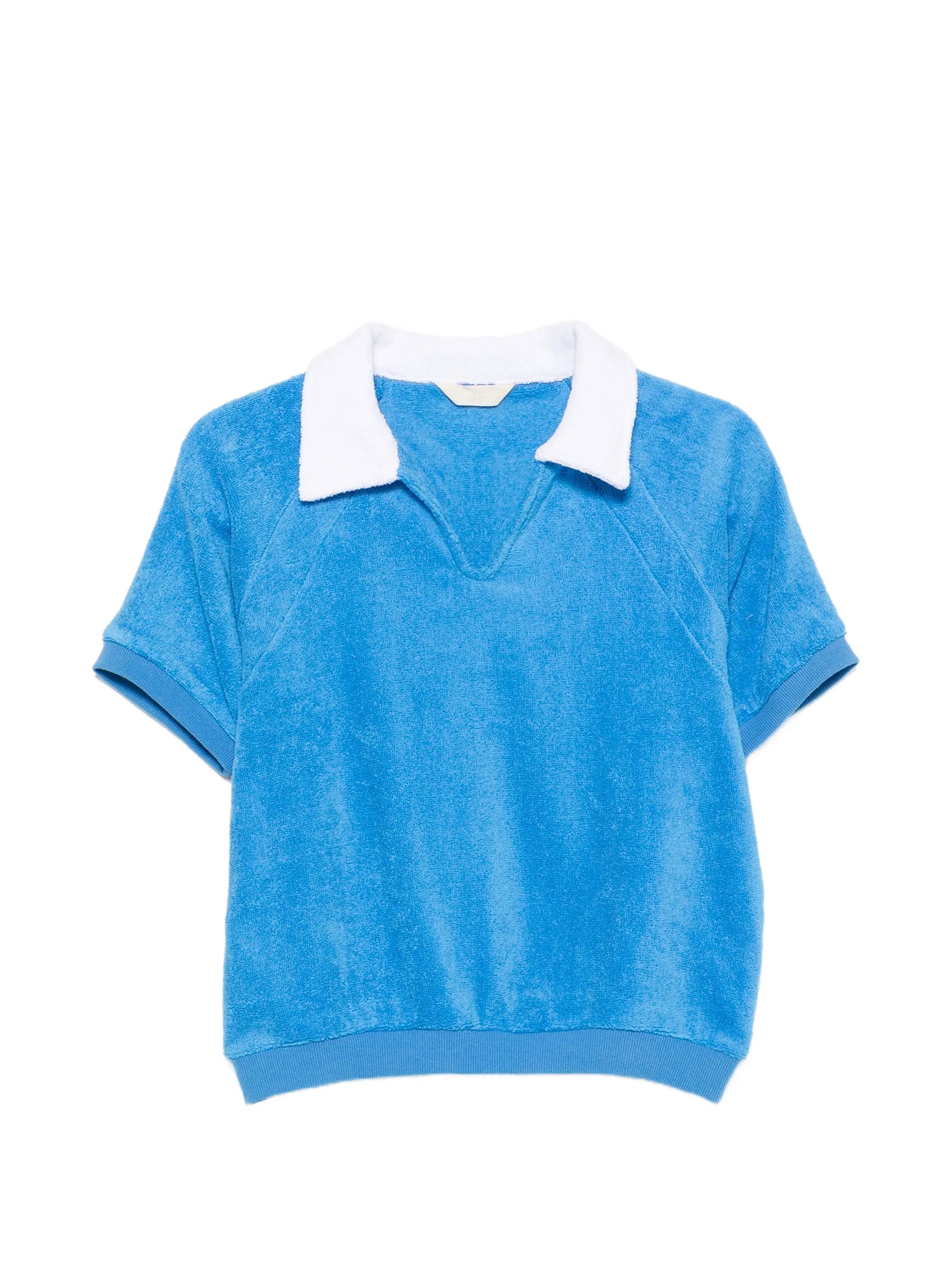 polo-collar T-shirt
