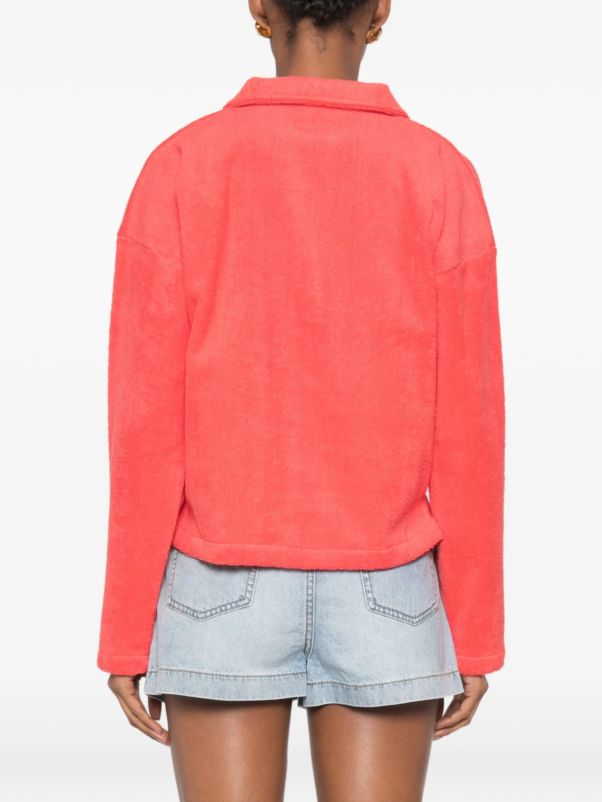 polo-collar sweater