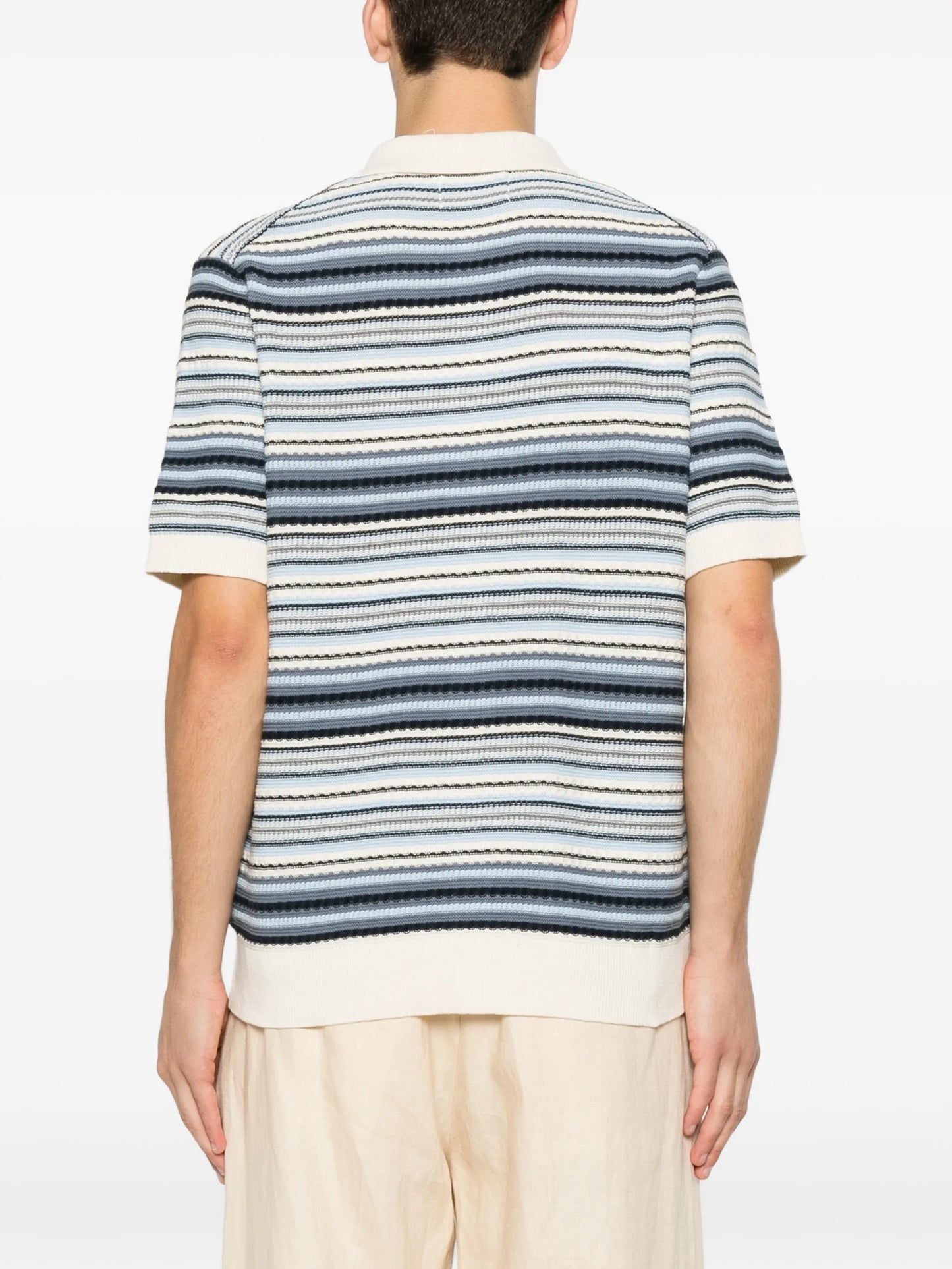 Nolan 60019 striped knitted shirt