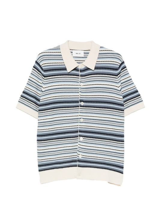 Nolan 60019 striped knitted shirt