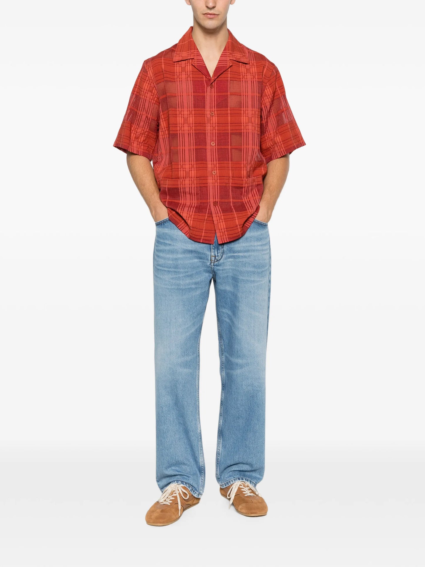 Ben check-pattern shirt