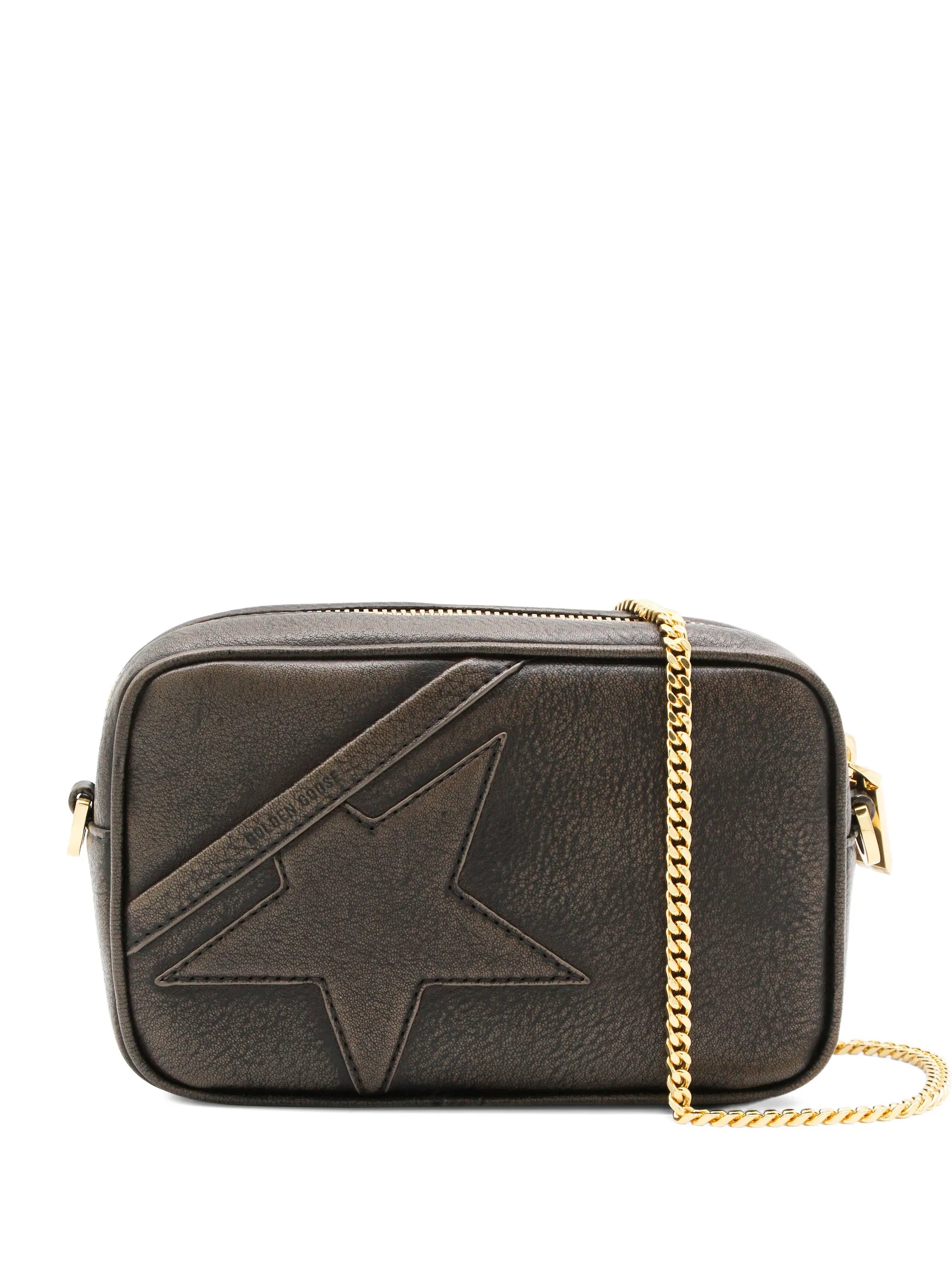 star leather cross body bag