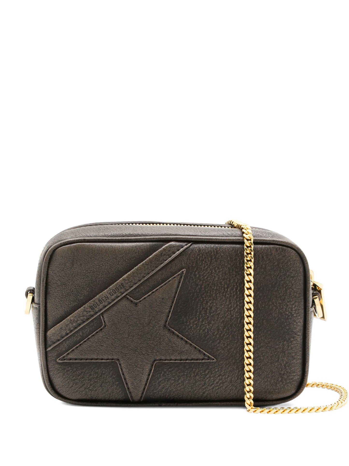 star leather cross body bag