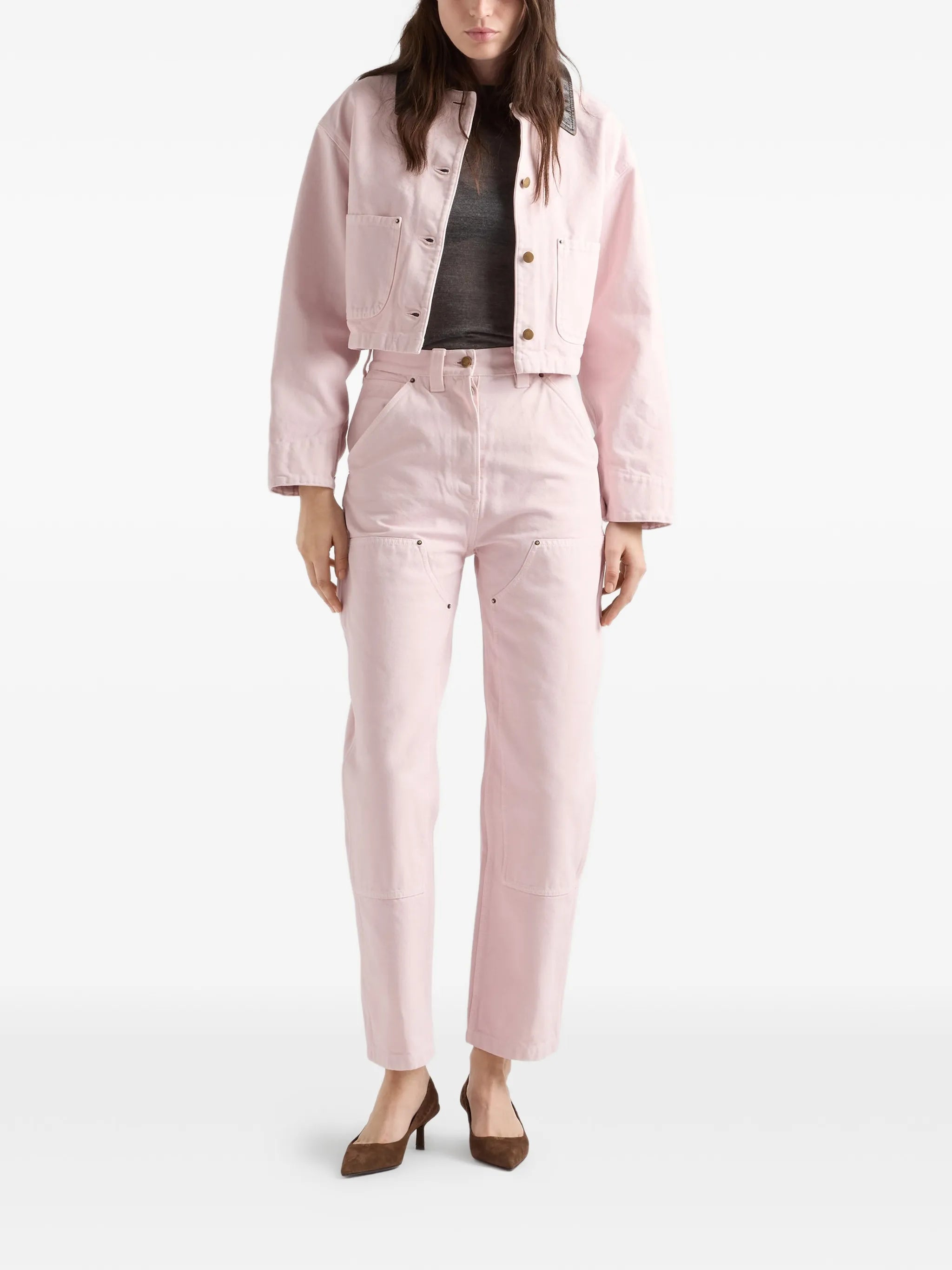 canvas blouson jacket