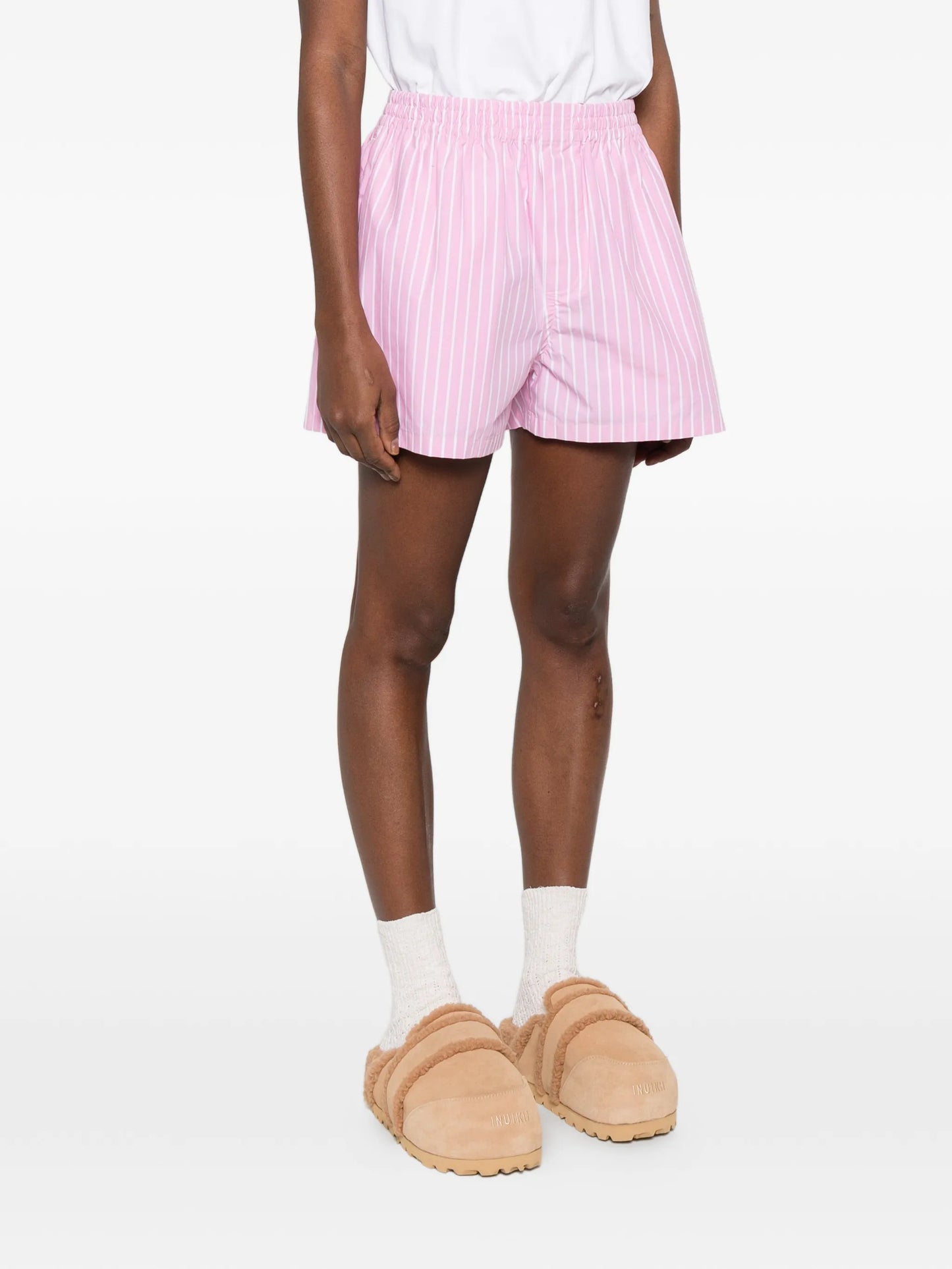striped shorts
