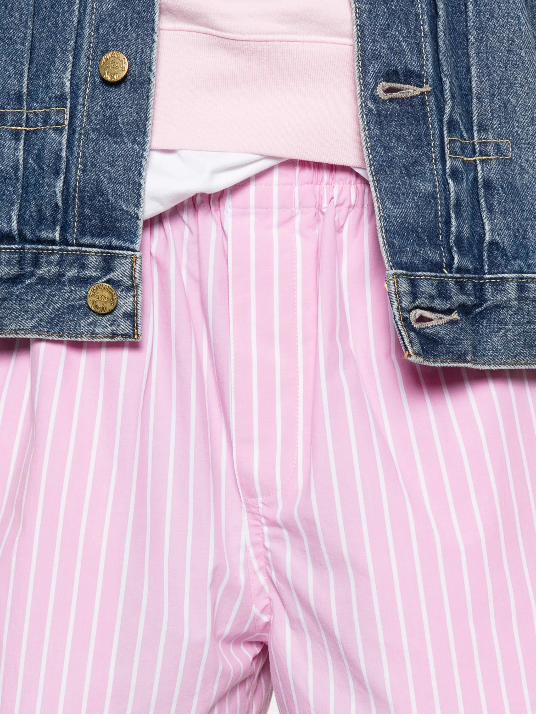 striped shorts