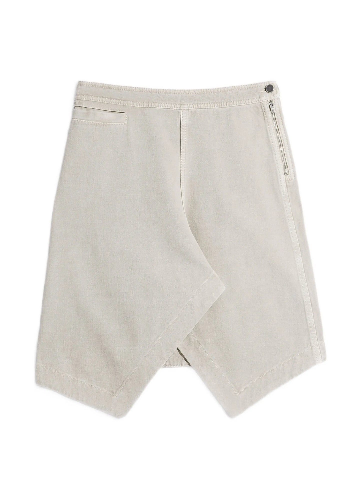 asymmetrical mini skirt