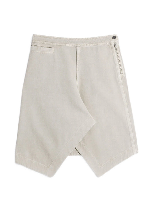 asymmetrical mini skirt