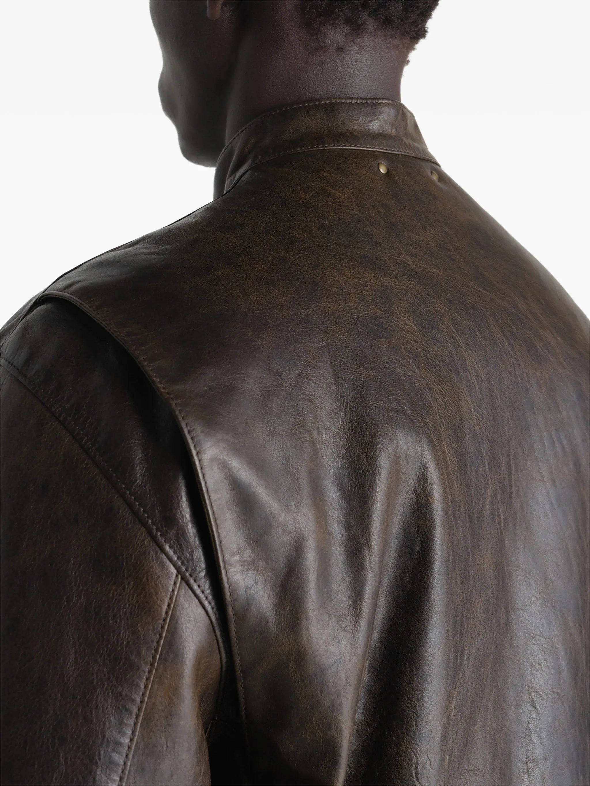 leather biker jacket
