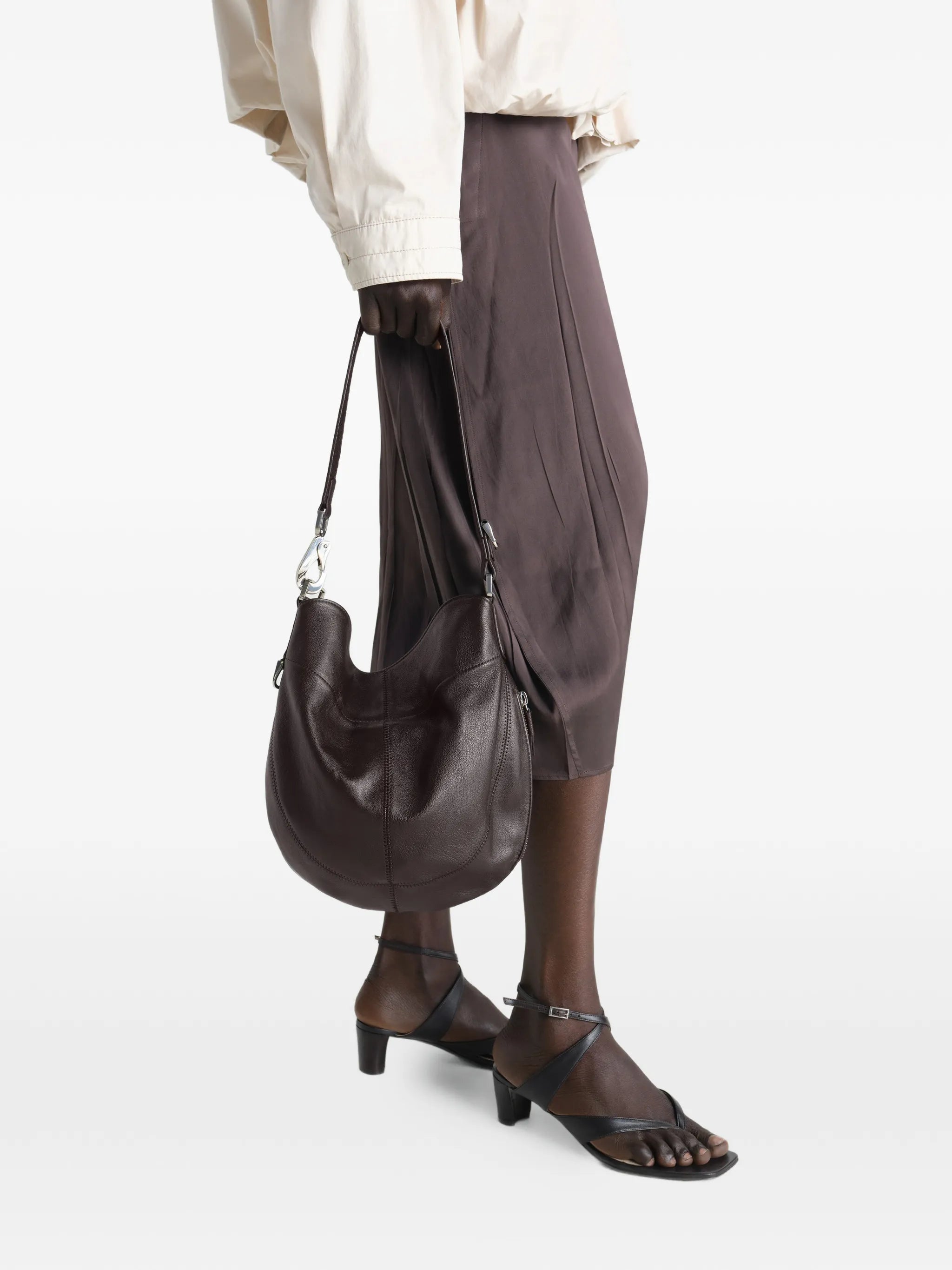 Quiver Clip leather shoulder bag