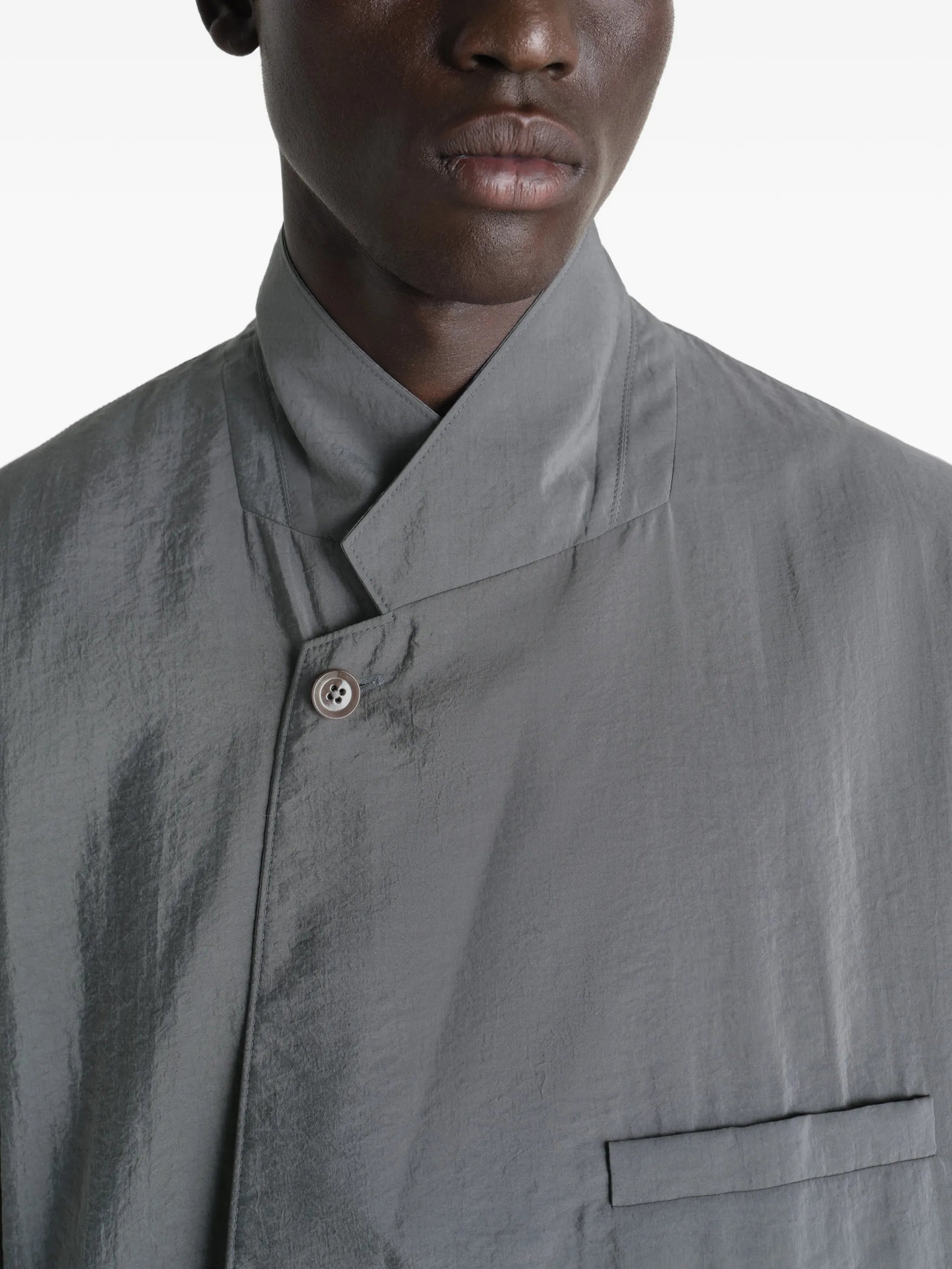 double-breasted pocket blazer