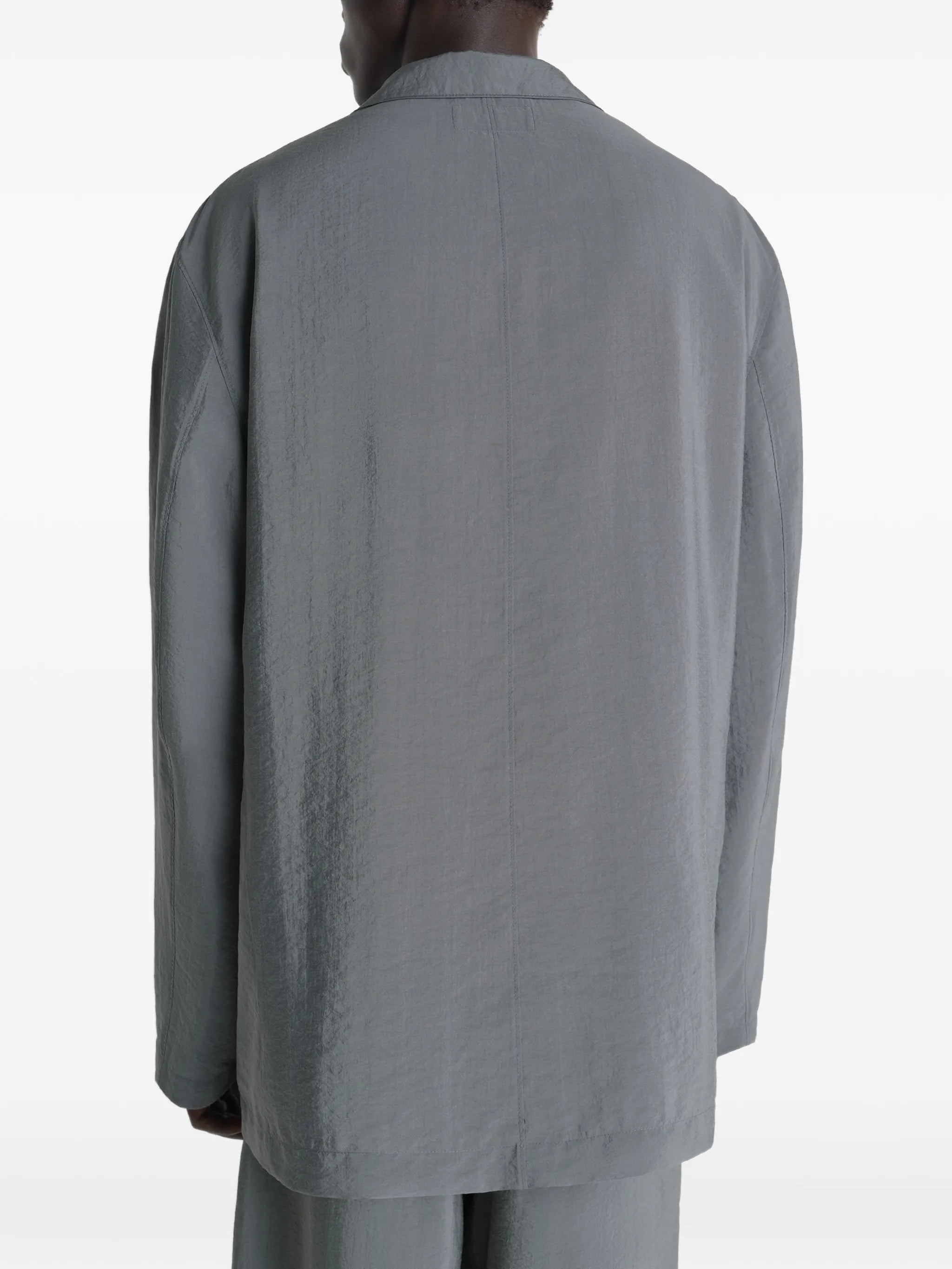 double-breasted pocket blazer