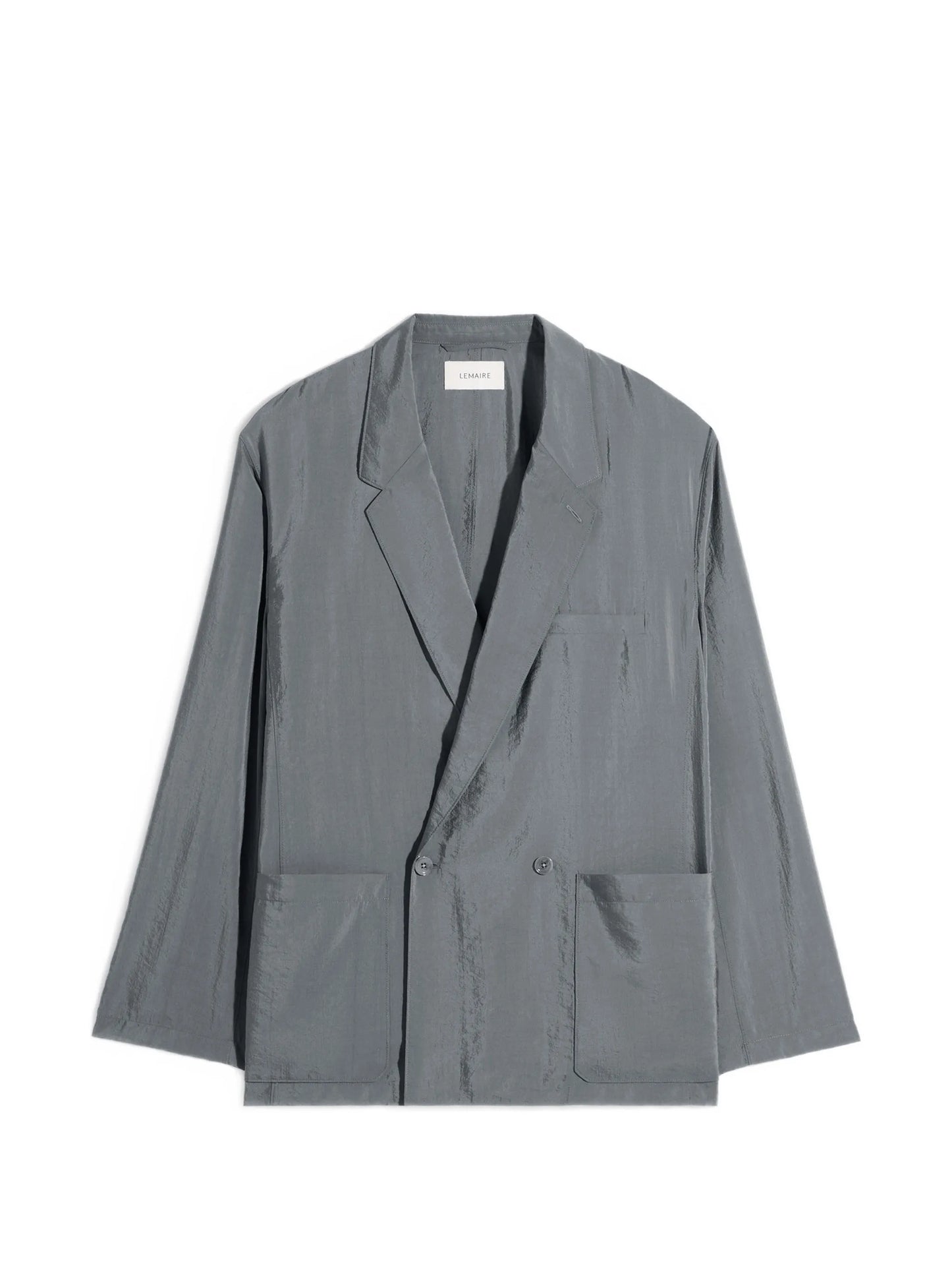 double-breasted pocket blazer