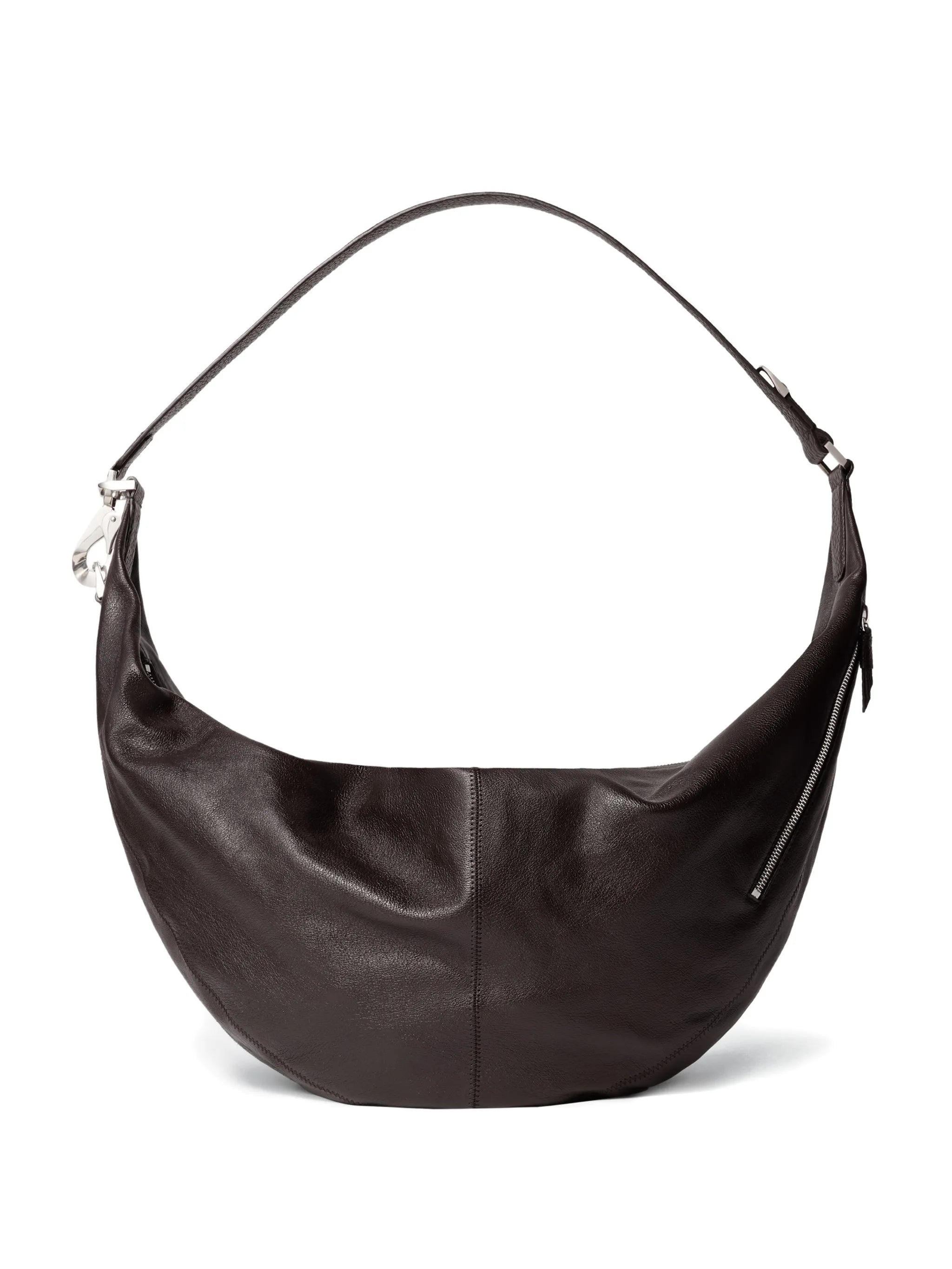 large Quiver Clip bag in leather