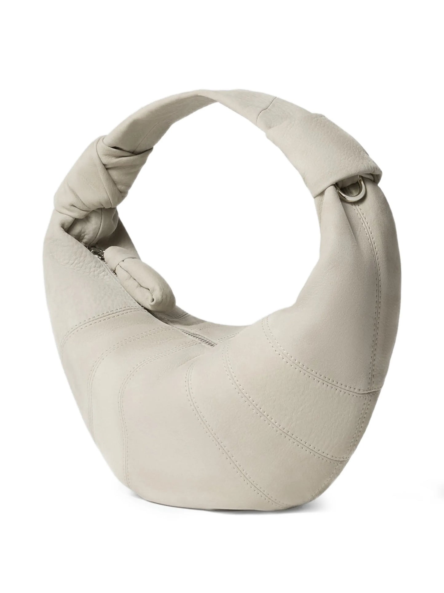 mini Fortune Croissant topstitched tote bag