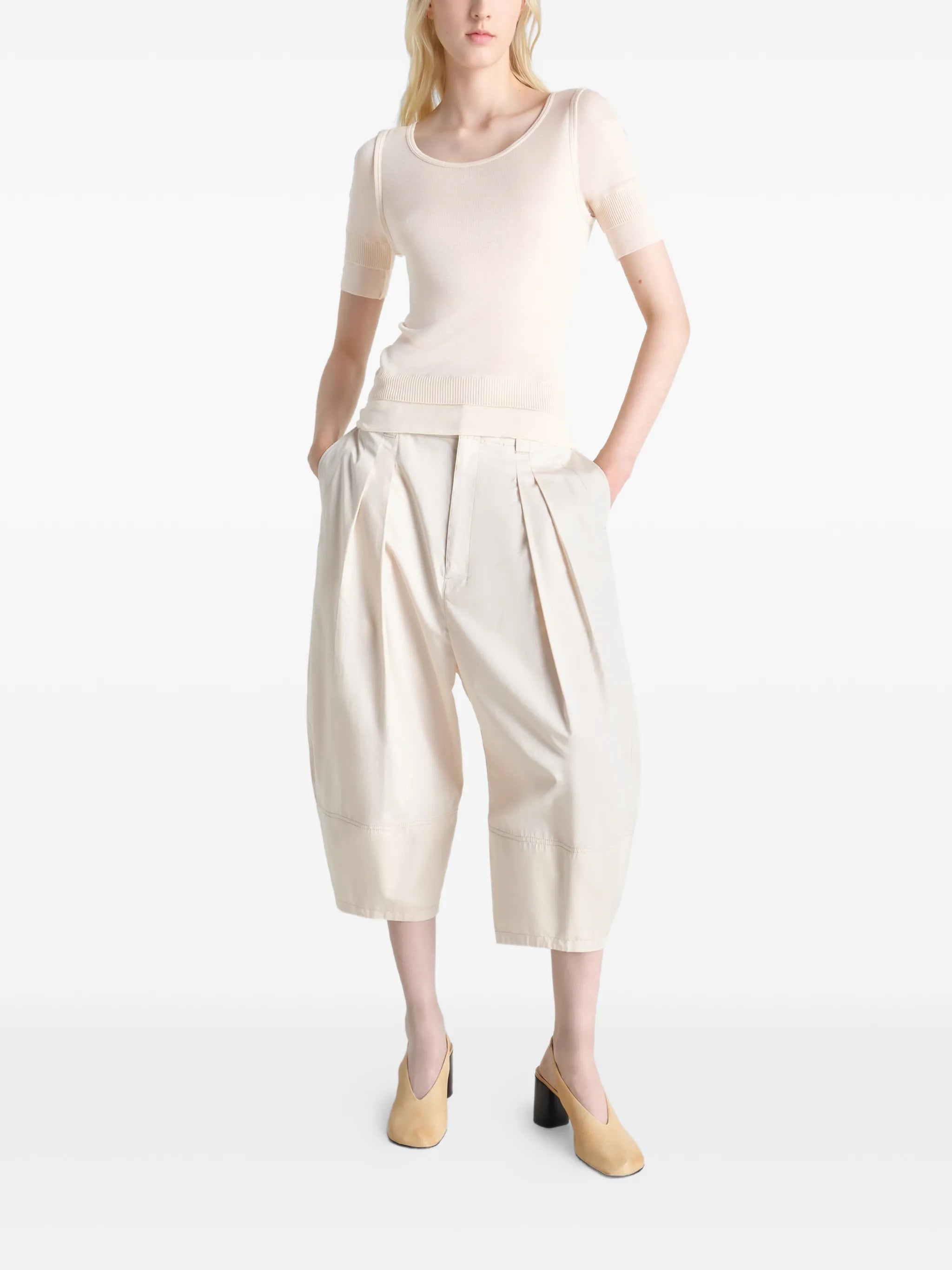 Trompe L'oeil short-sleeve T-shirt