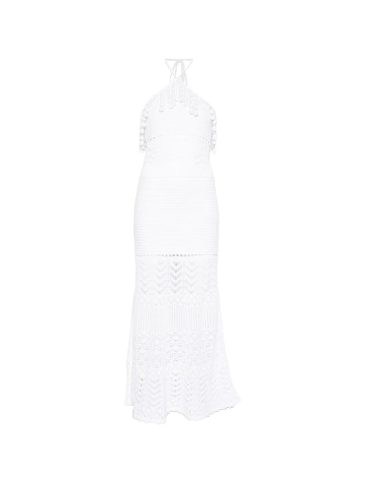 Perette crochet midi dress