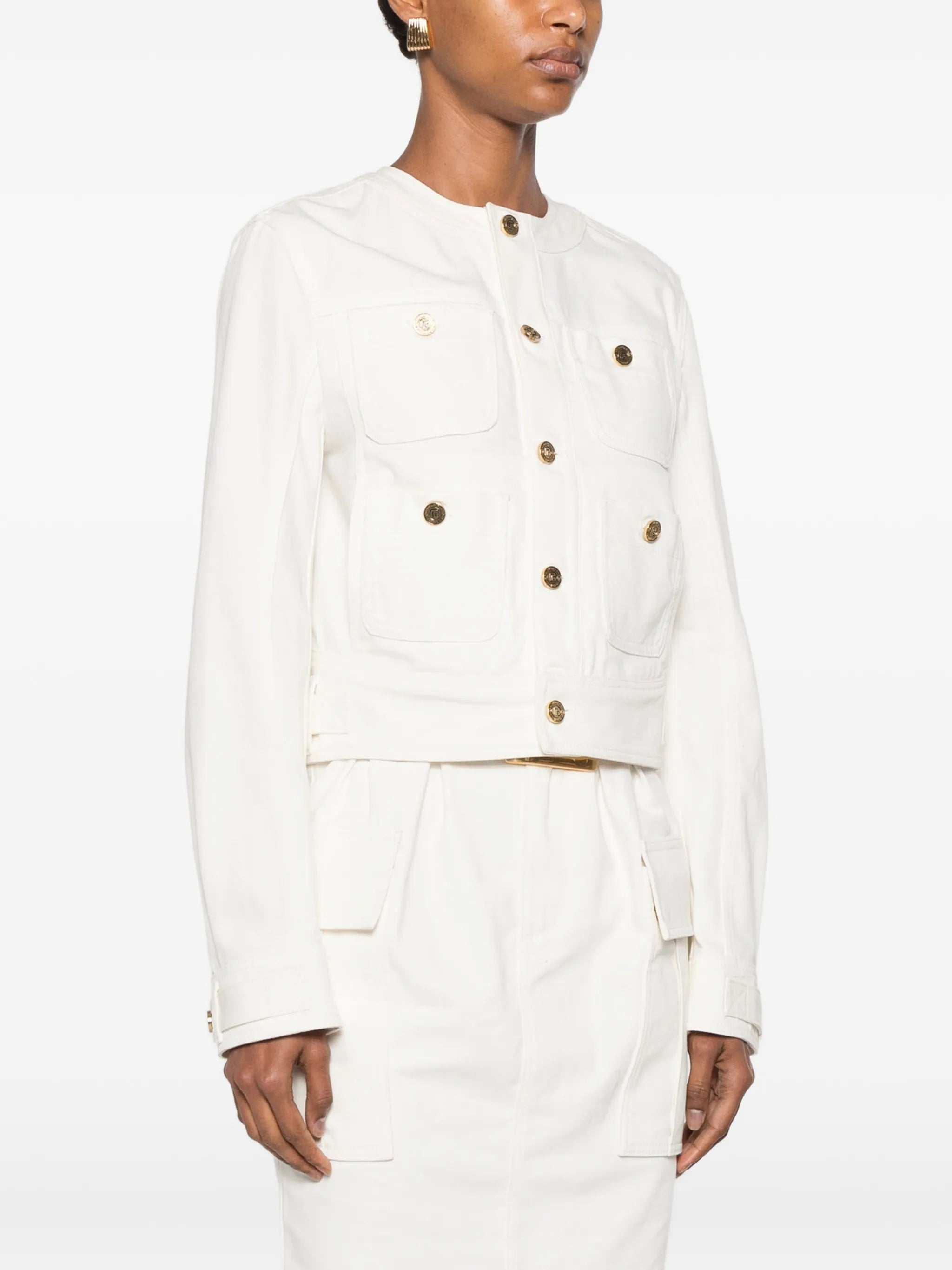 patch-pocket denim jacket