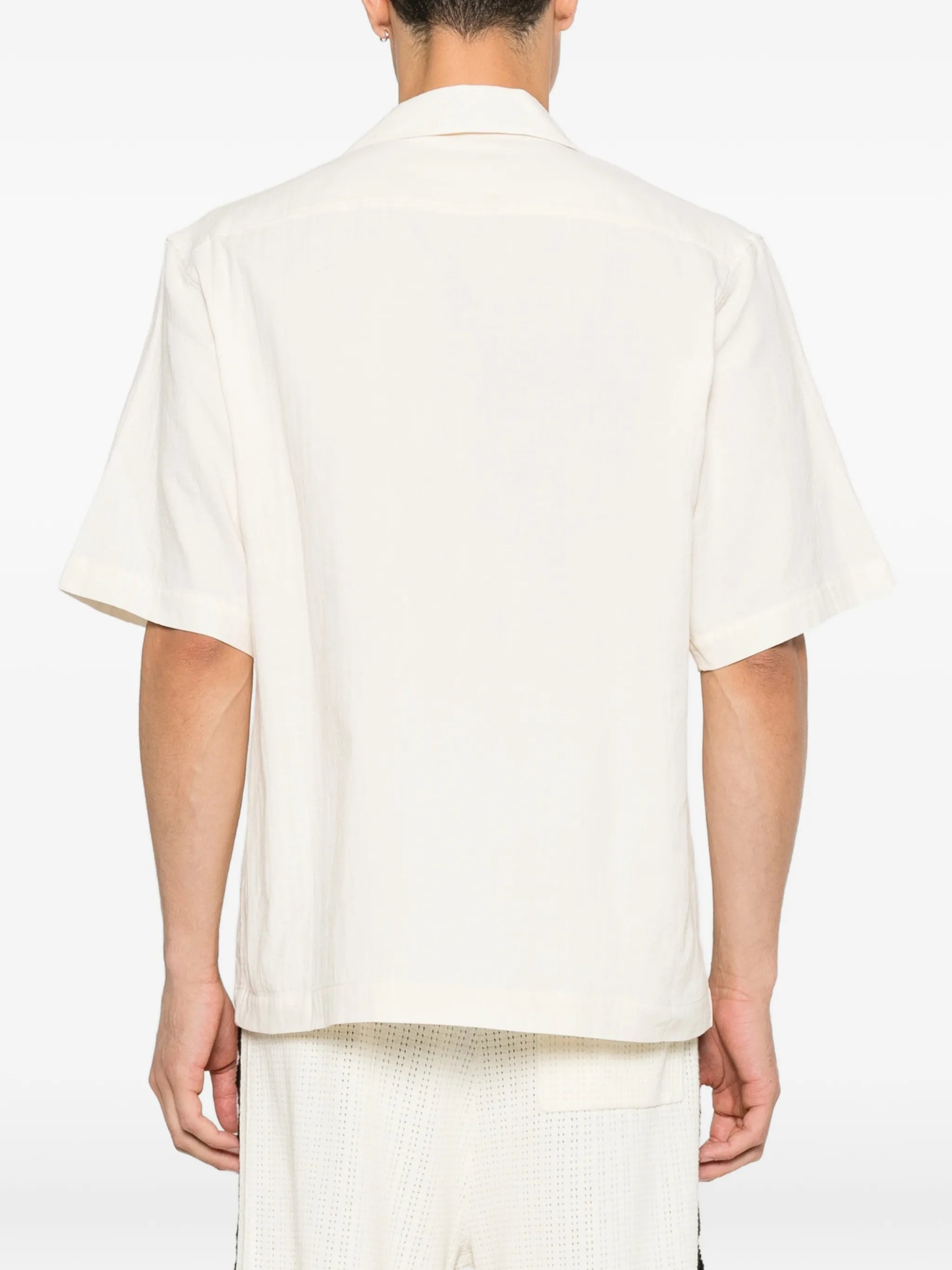palm-embroidered shirt