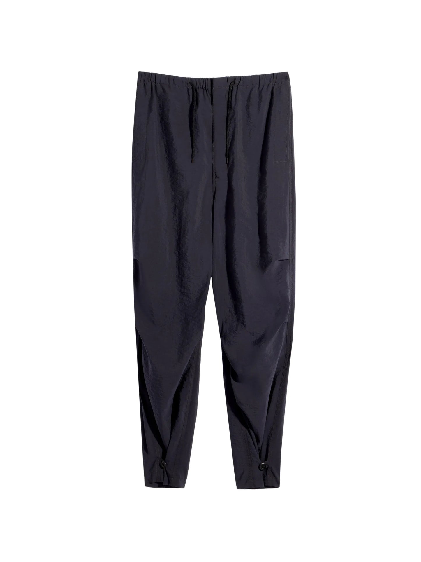 parachute pants in washed technical cotton