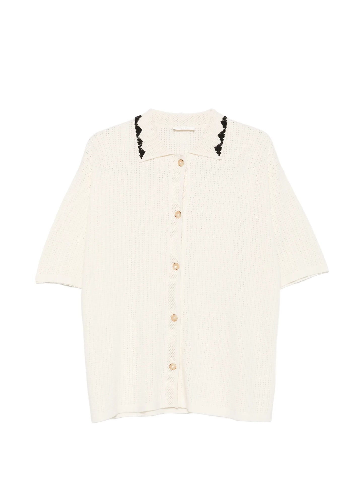 triangle-embroidered shirt