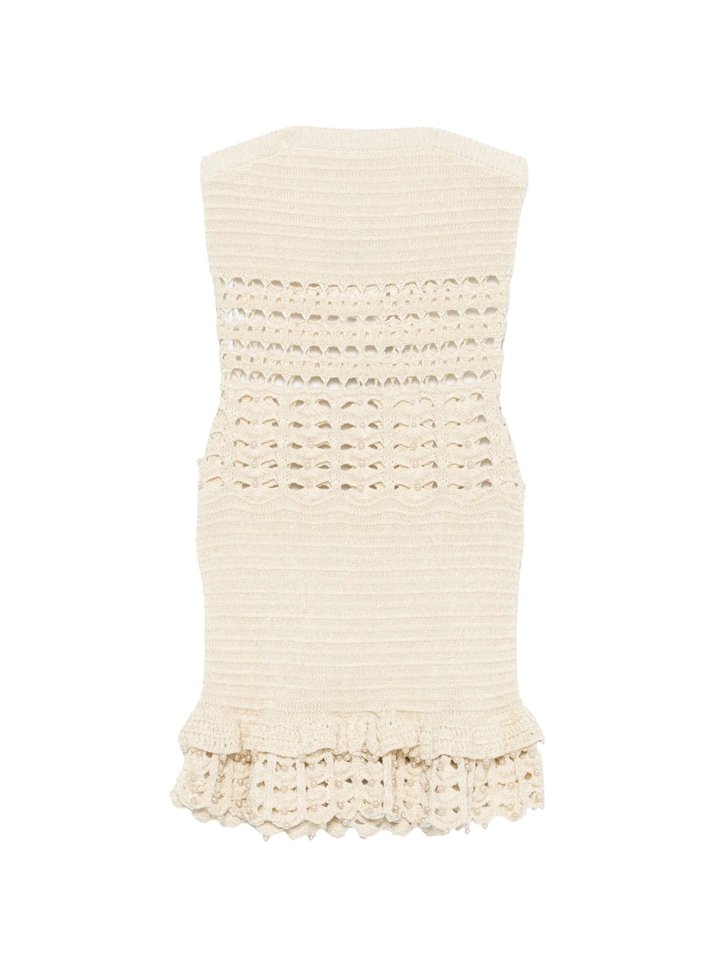 Vali crochet-knit dress