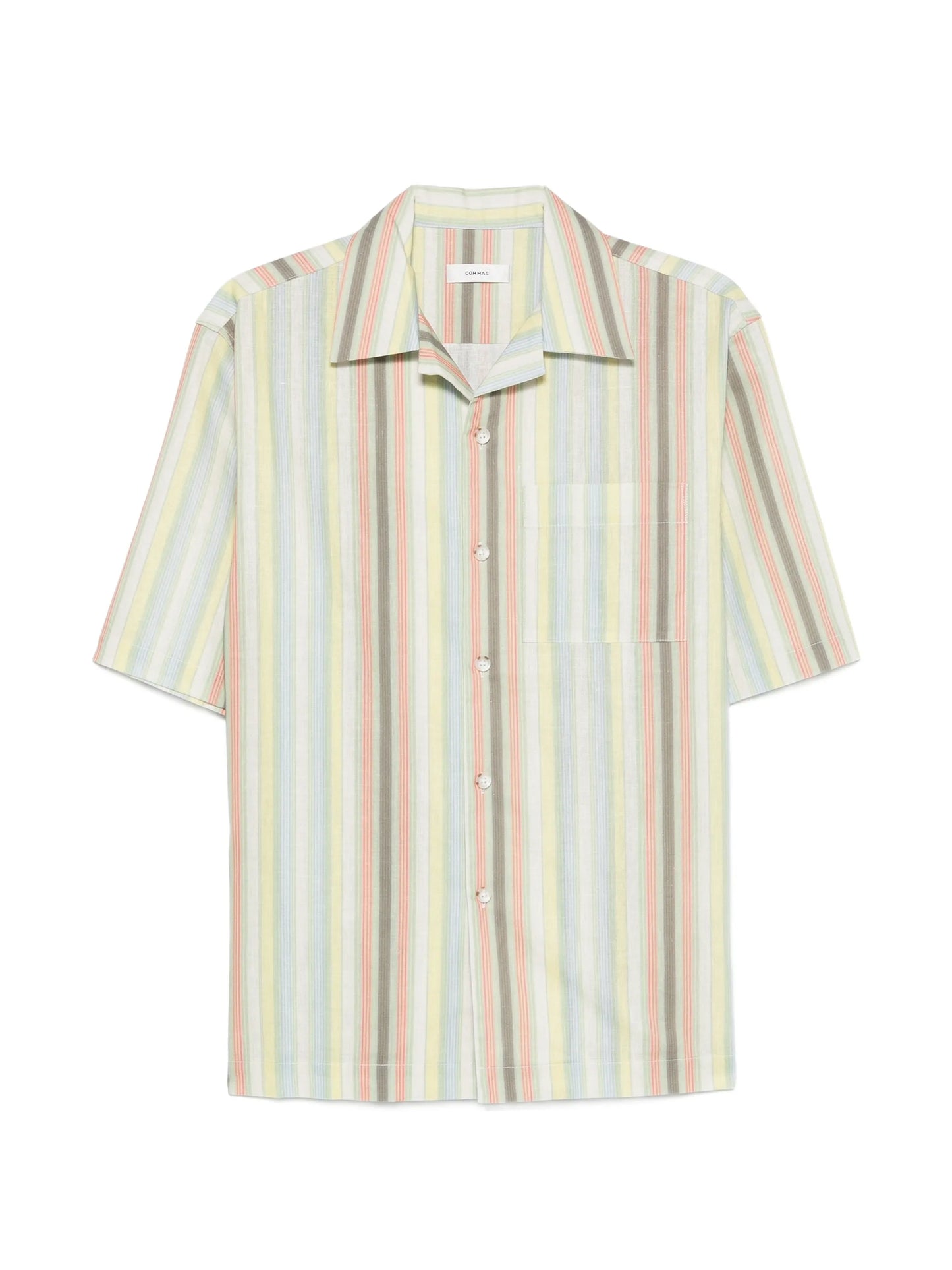 Sereno stripe-pattern short-sleeve shirt