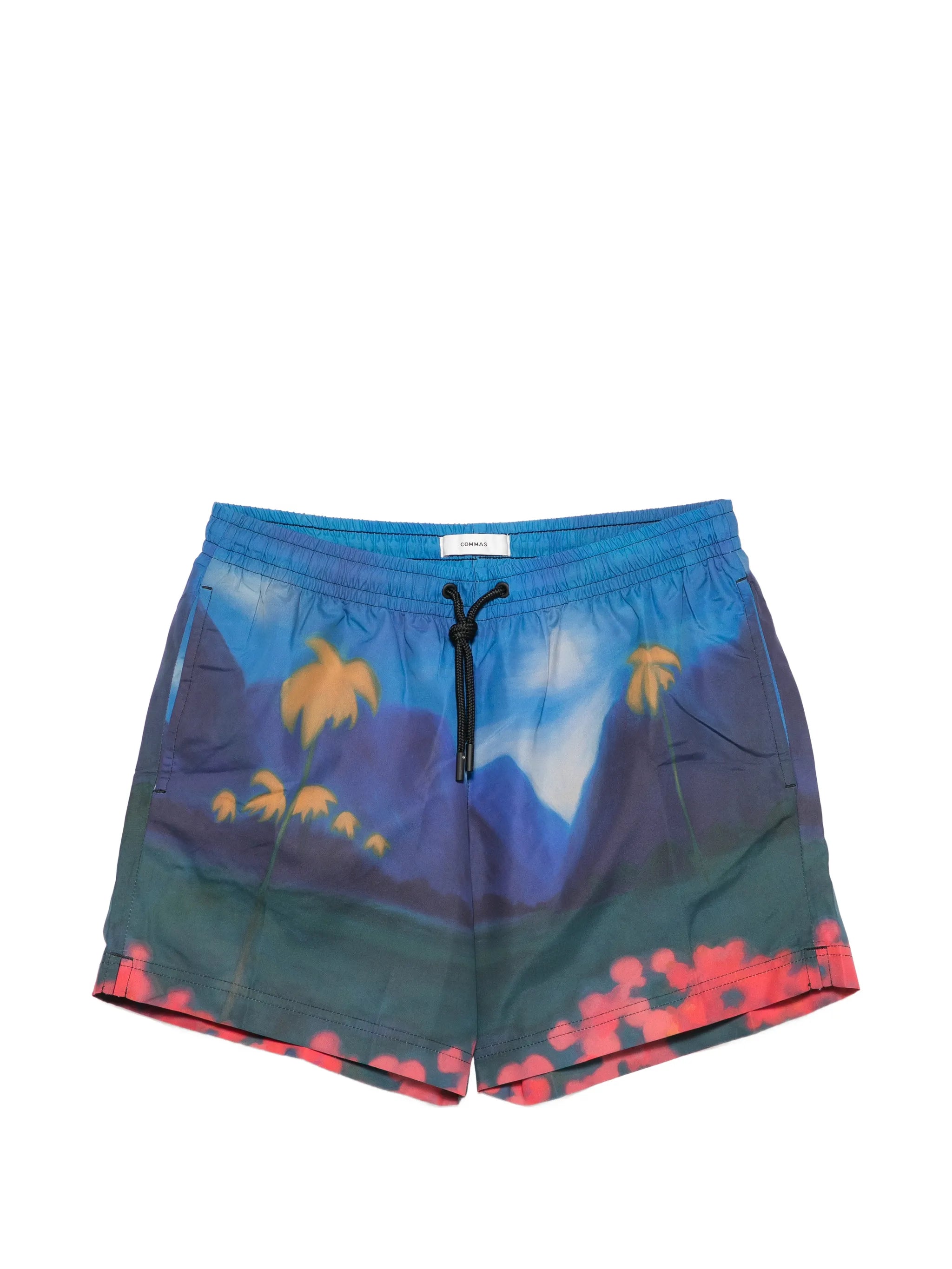 Midnight Horizon pocket swim shorts