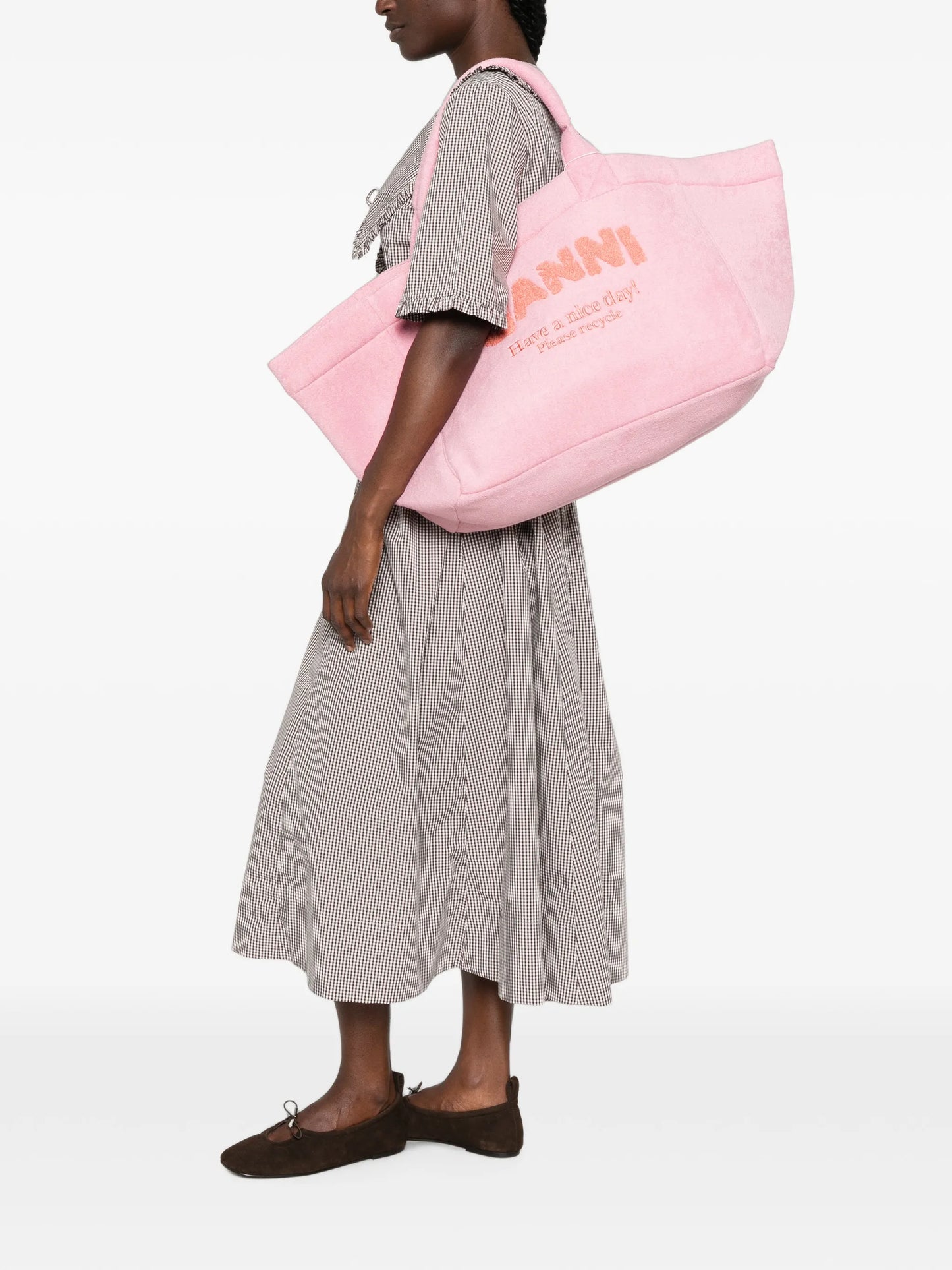 terry-cloth tote bag
