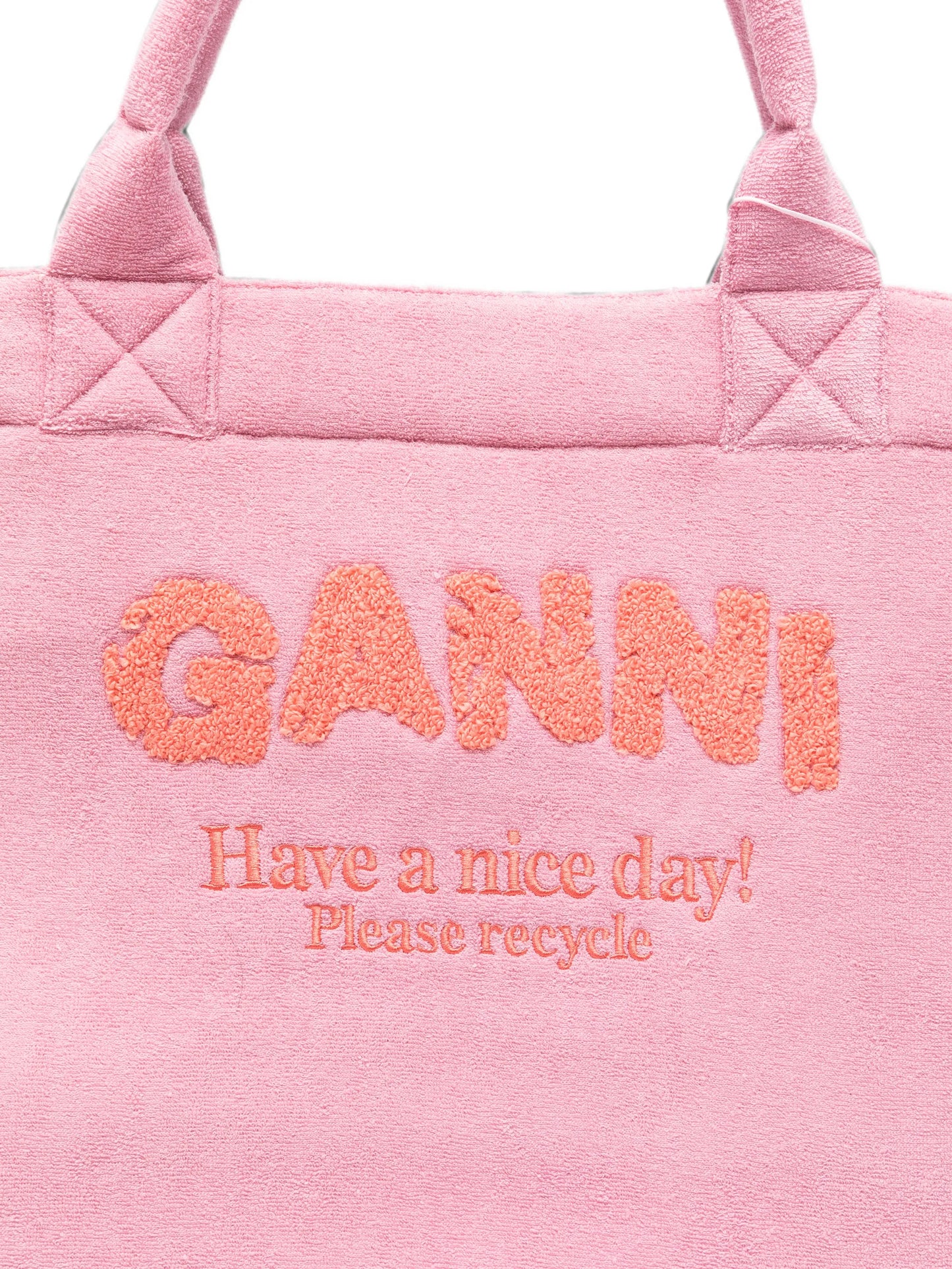 terry-cloth tote bag