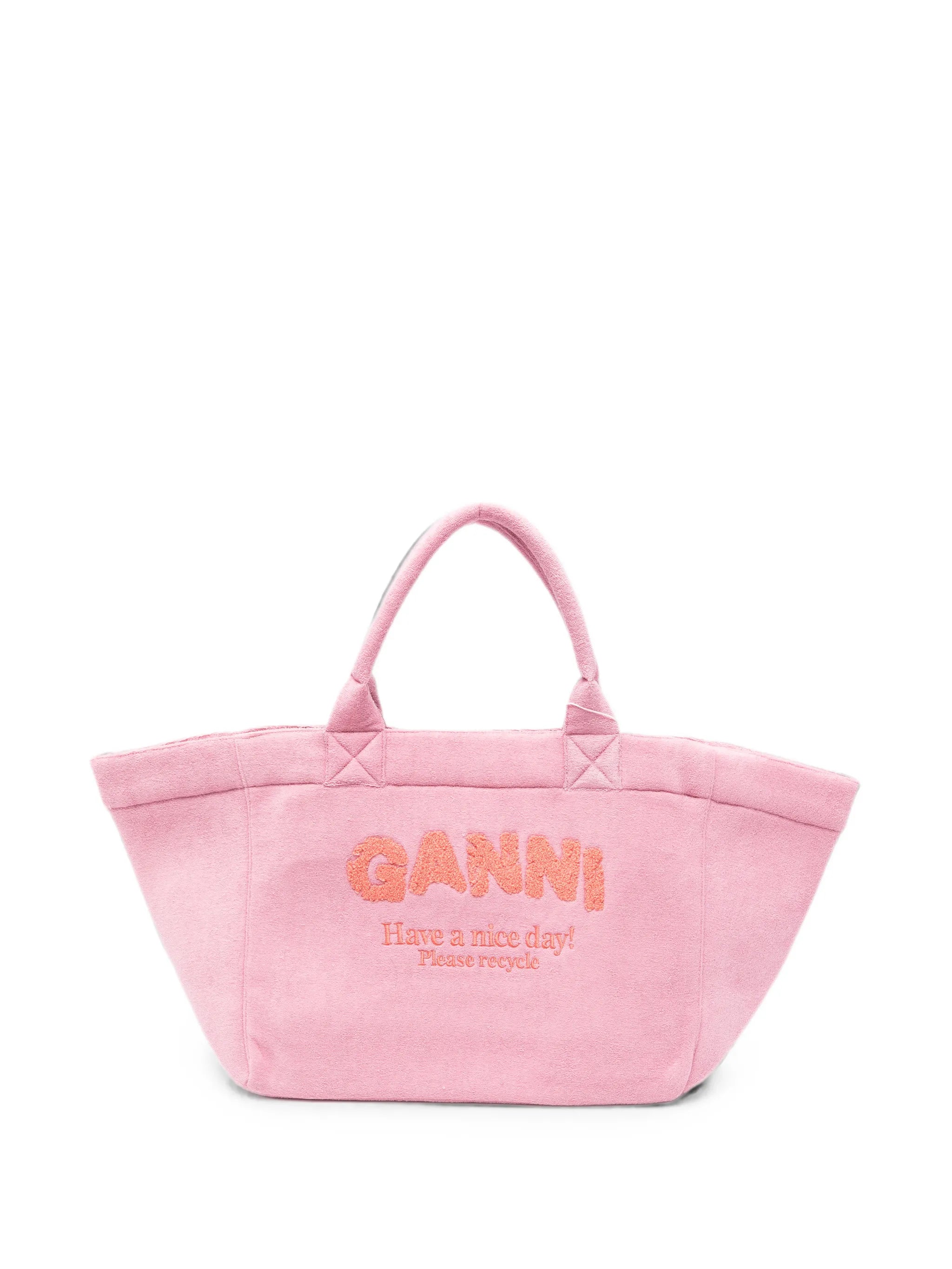 terry-cloth tote bag