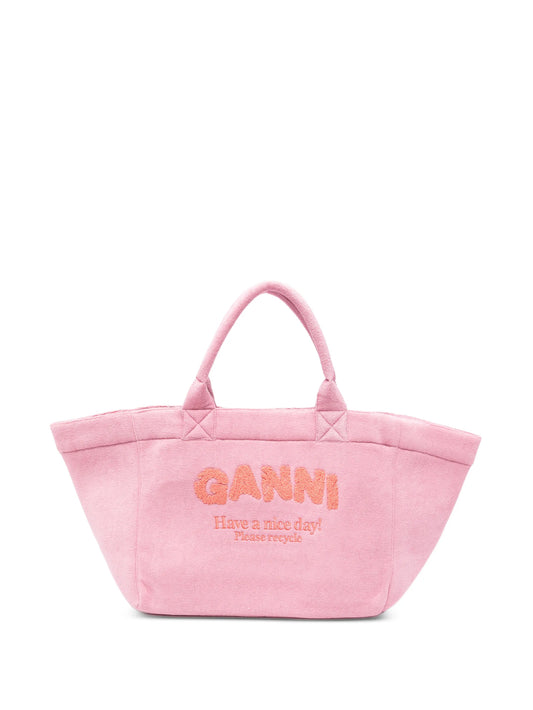 terry-cloth tote bag