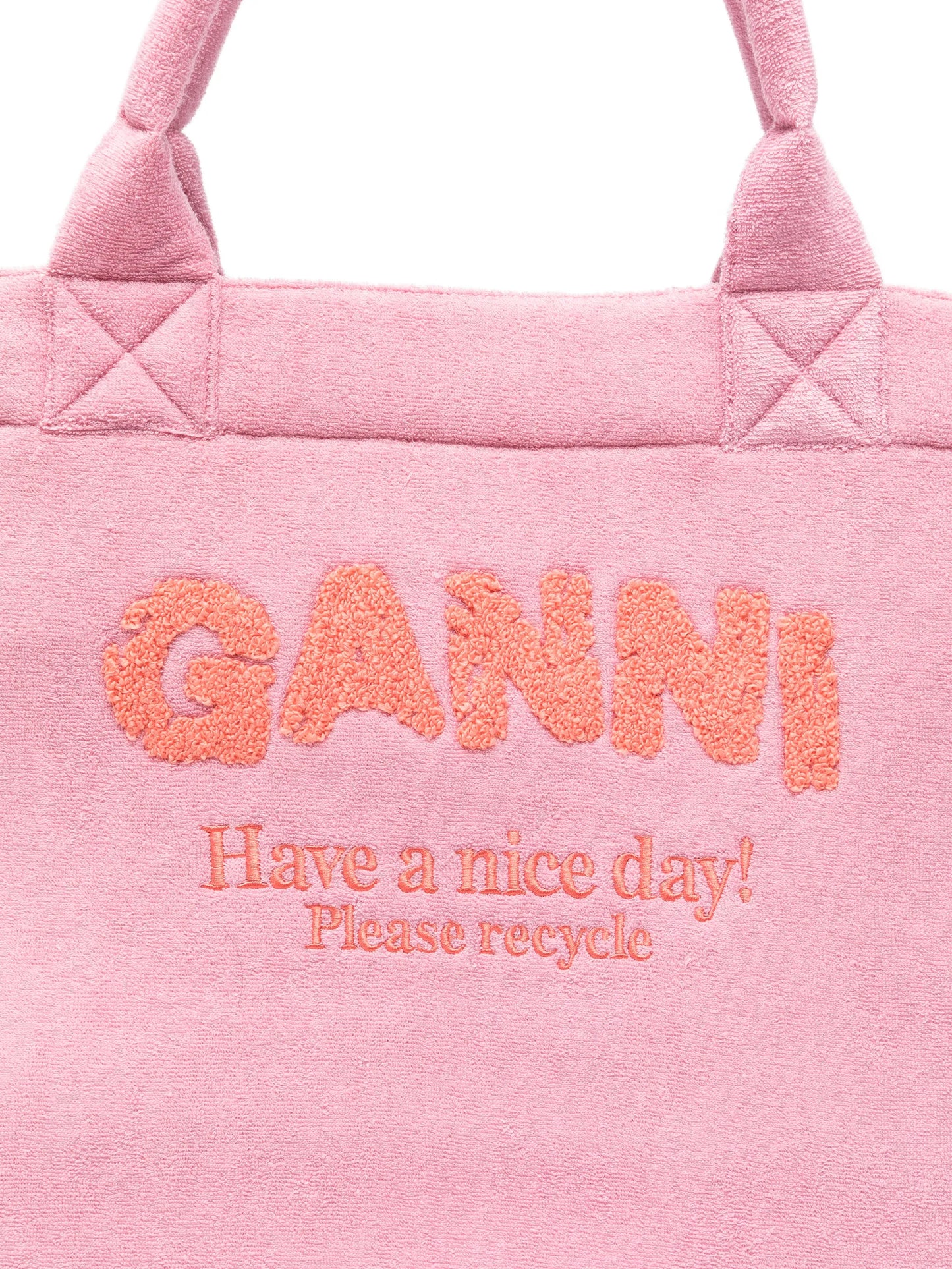 terry-cloth tote bag