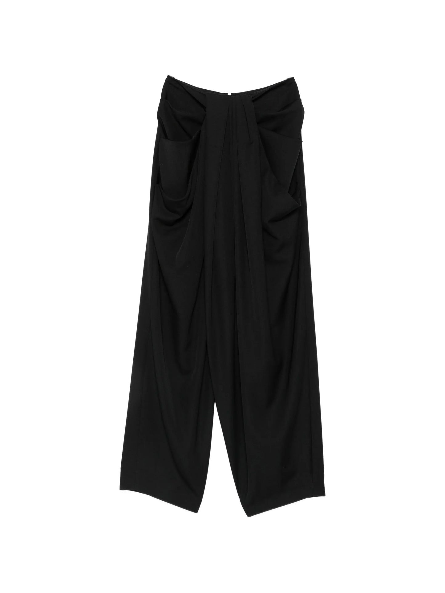grain de poudre draped trousers