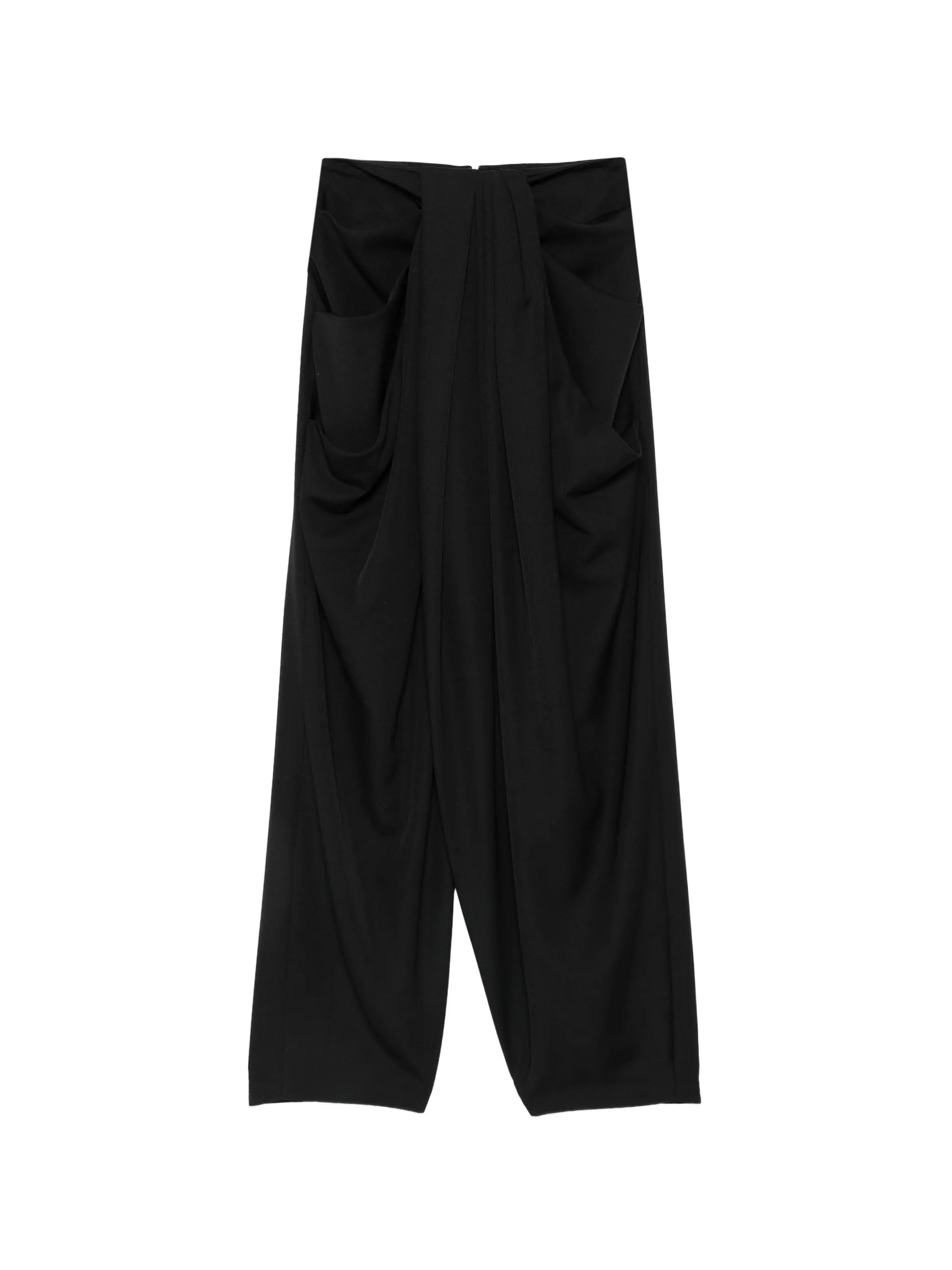 grain de poudre draped trousers