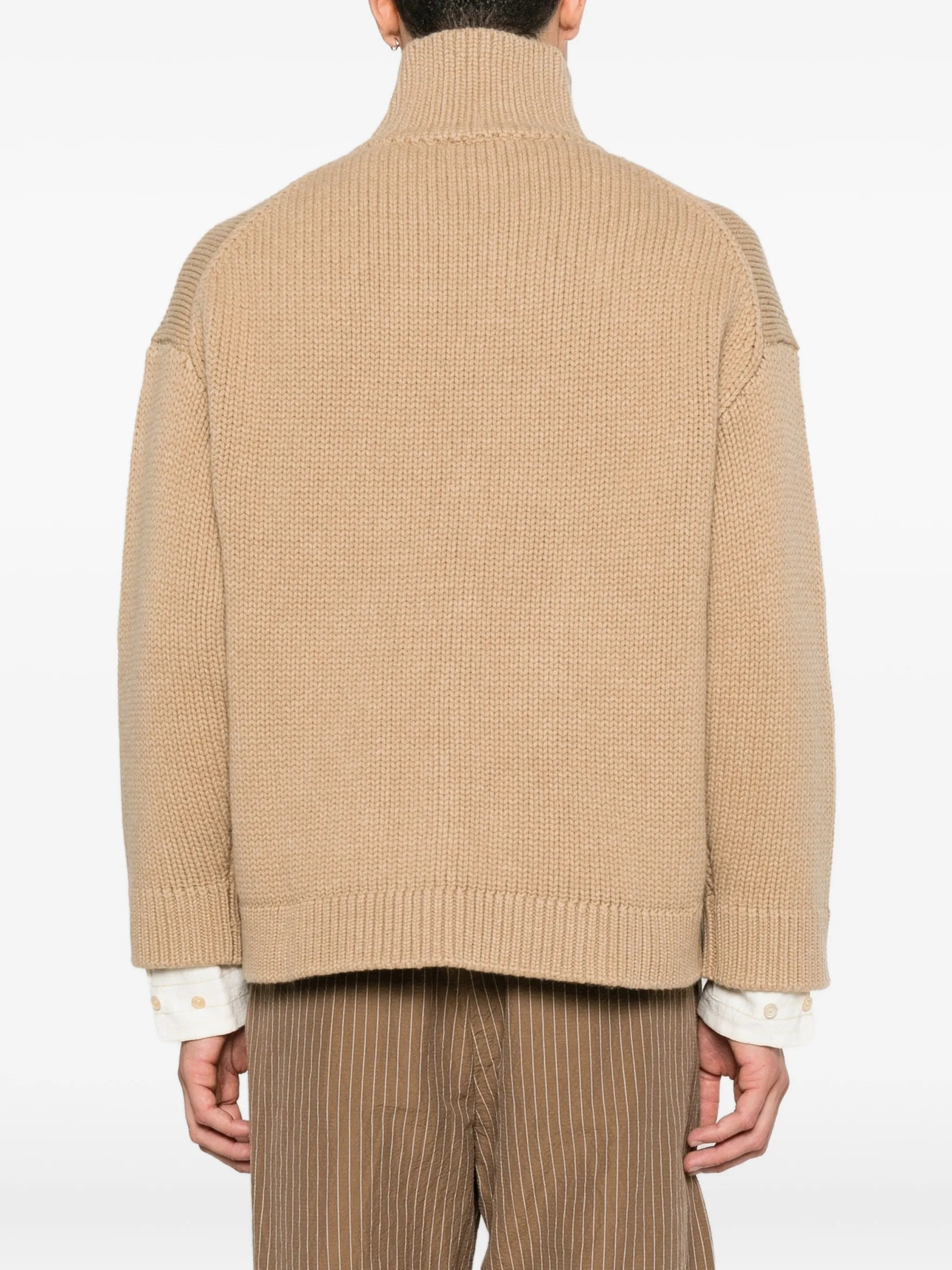fisherman buttoned cardigan