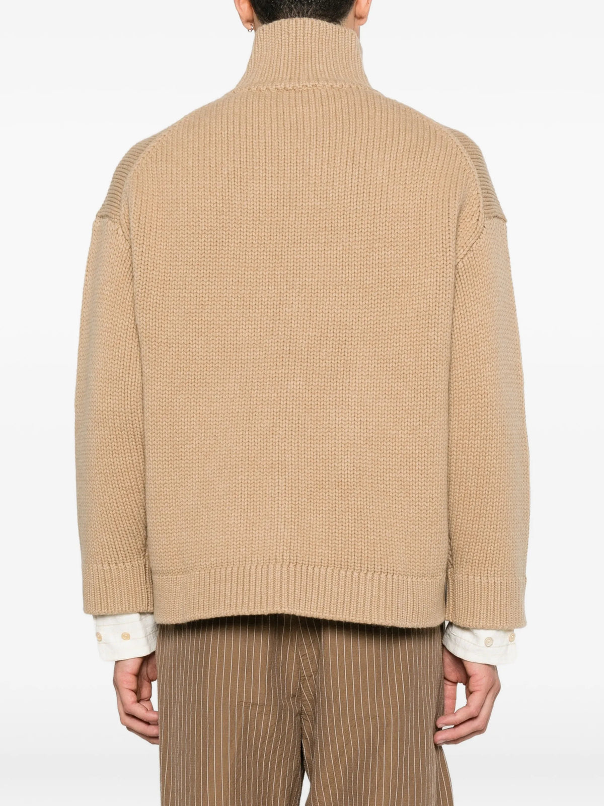 fisherman buttoned cardigan