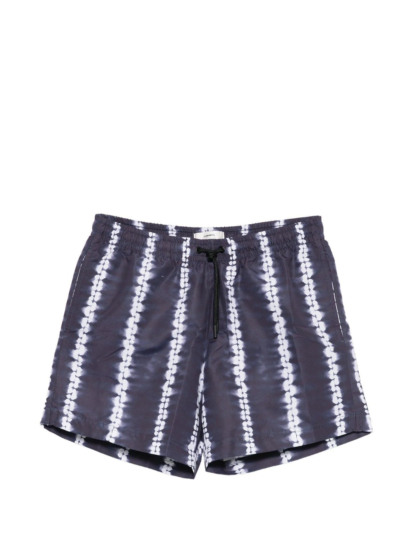 Shibori stripe swim shorts