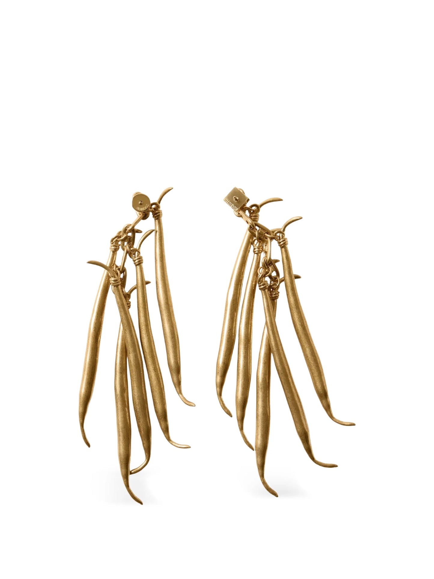 Haricots bean-charms drop earrings